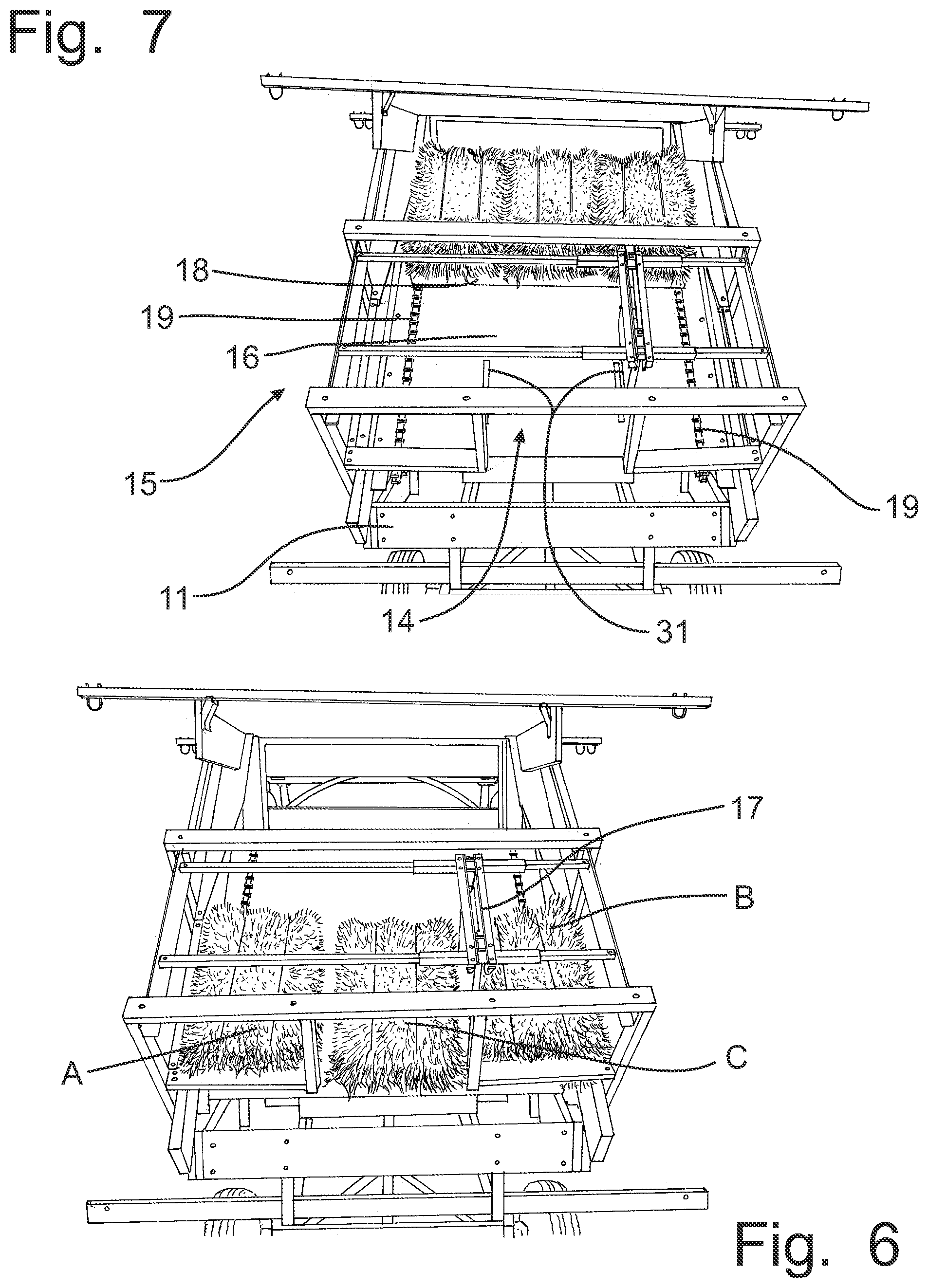Patent US12426546 Figure 5 – Bale handler for small rectangular bales