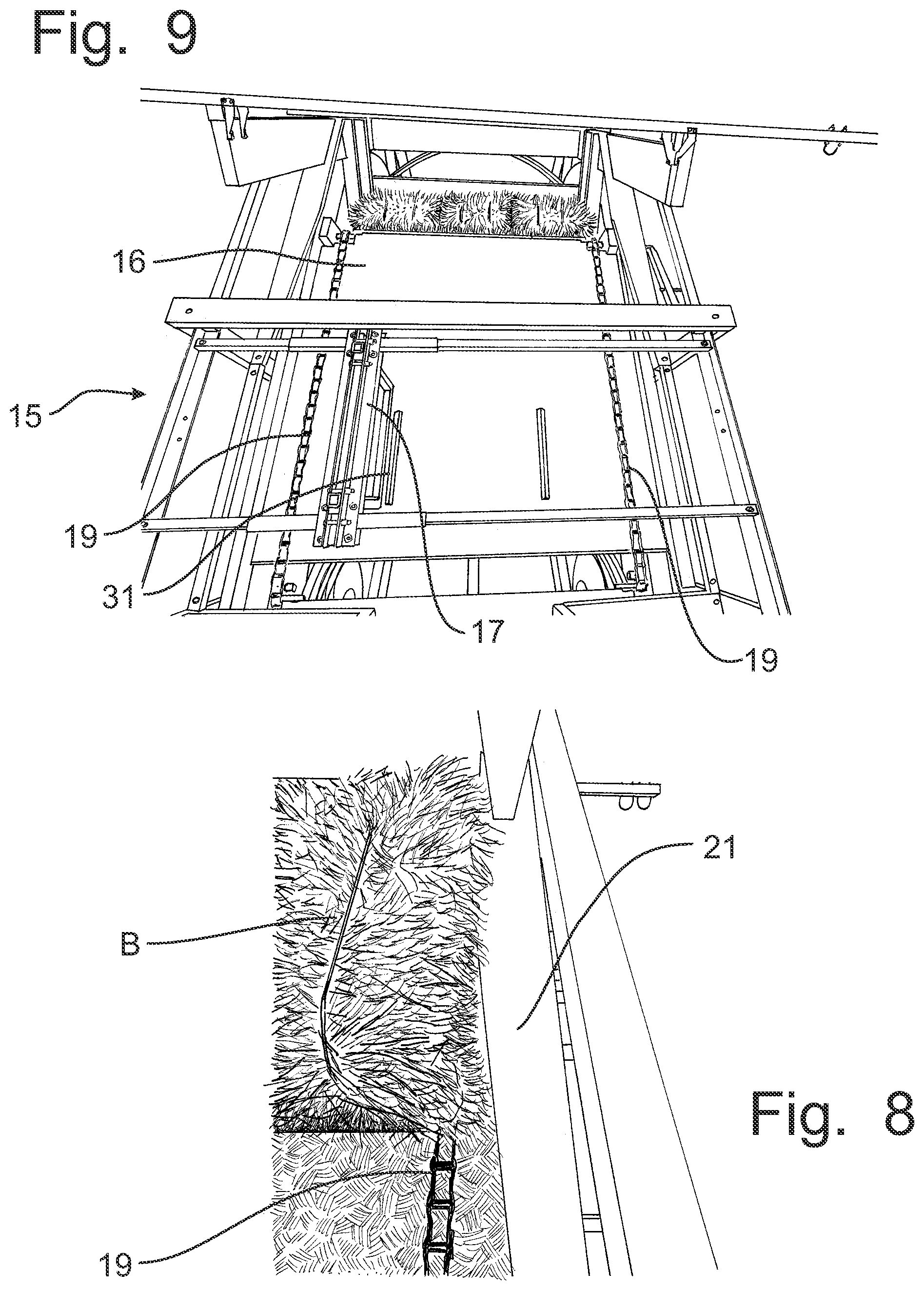 Patent US12426546 Figure 6 – Bale handler for small rectangular bales