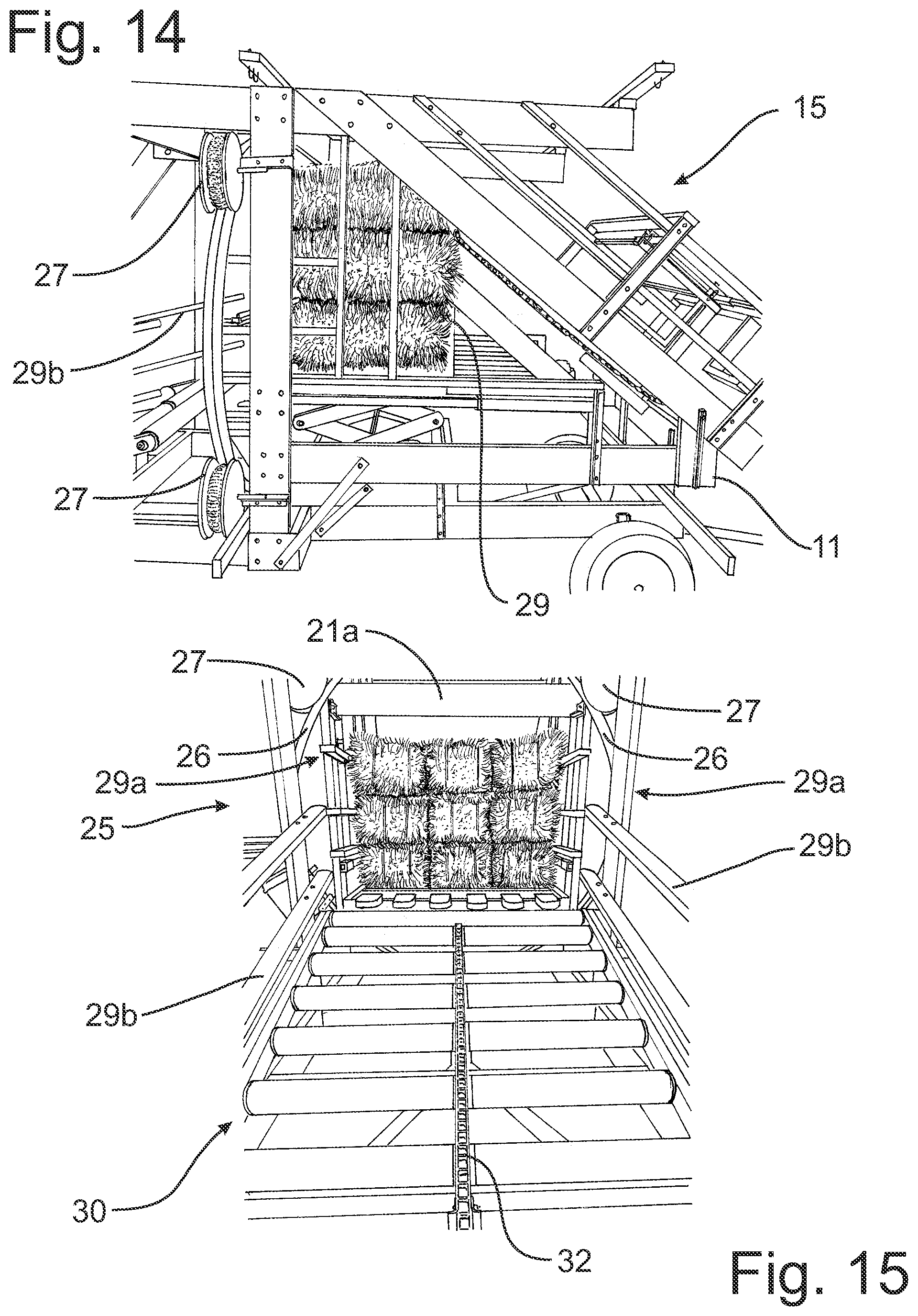 Patent US12426546 Figure 9 – Bale handler for small rectangular bales