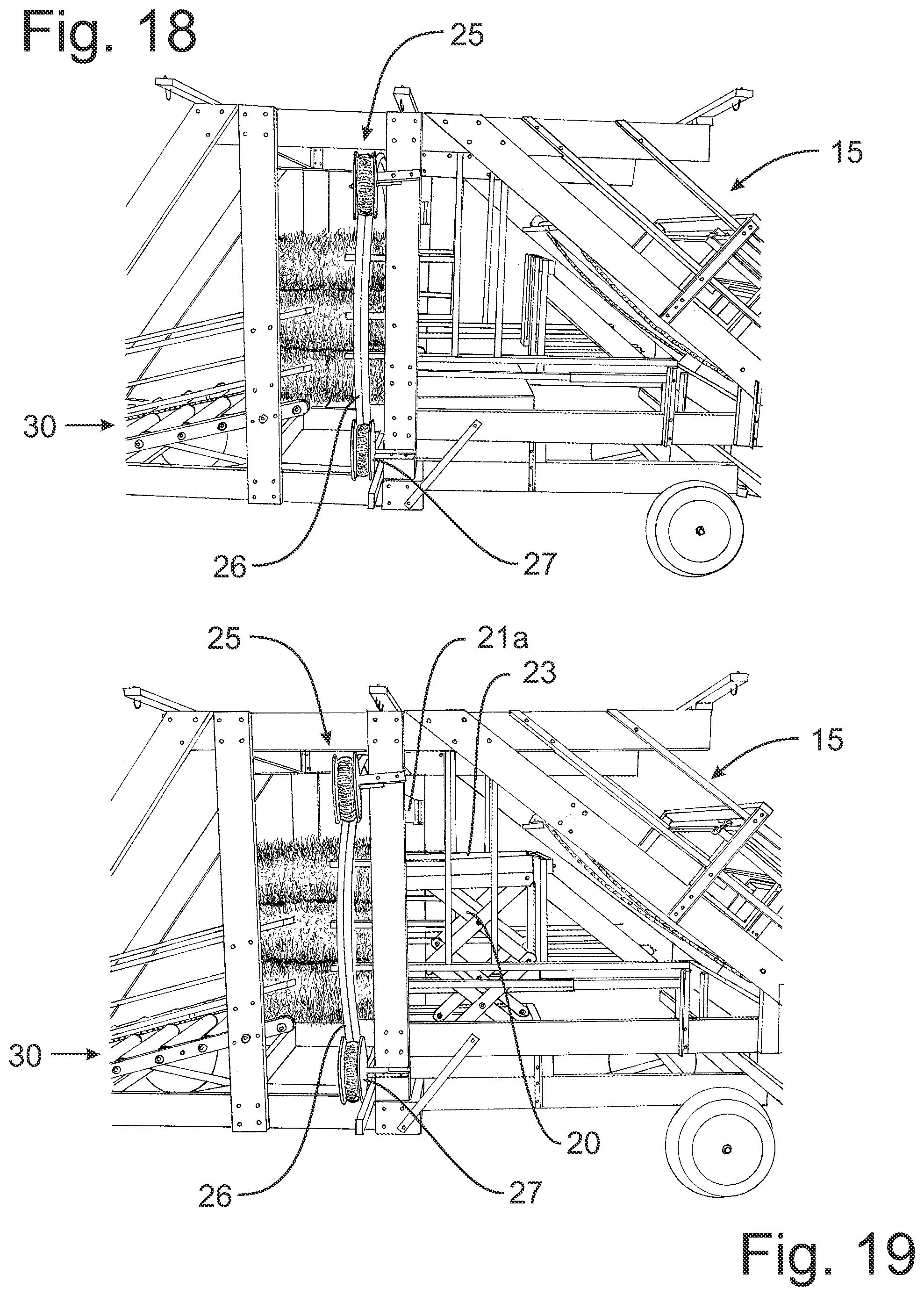 Patent US12426546 Figure 11 – Bale handler for small rectangular bales