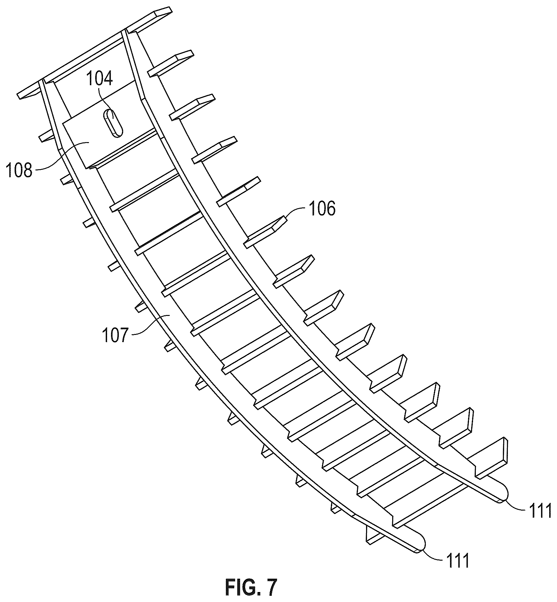 Patent US12426548 Figure 7 – Systems for regulating the flow of material other than grain through common concaves while simultaneously equalizing the flow of grain through common concaves