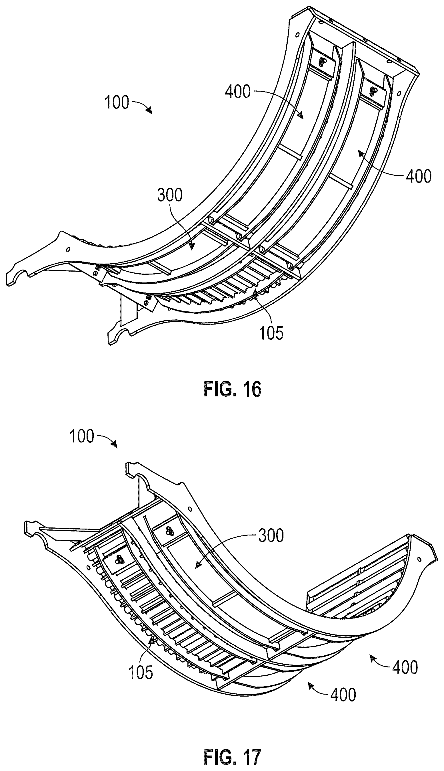 Patent US12426548 Figure 13 – Systems for regulating the flow of material other than grain through common concaves while simultaneously equalizing the flow of grain through common concaves