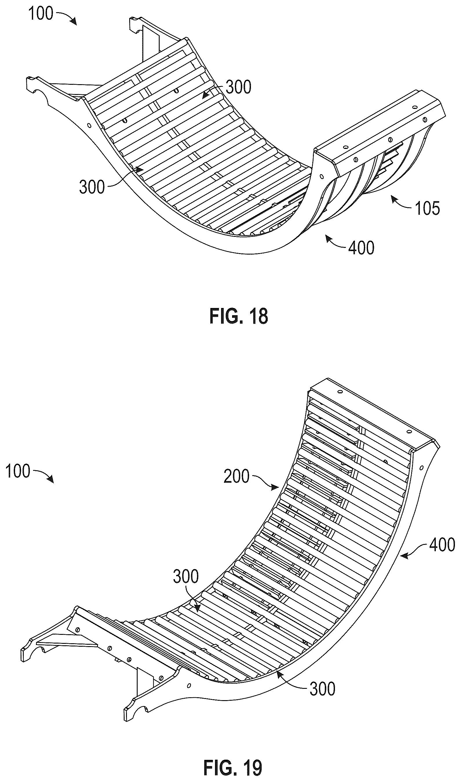 Patent US12426548 Figure 14 – Systems for regulating the flow of material other than grain through common concaves while simultaneously equalizing the flow of grain through common concaves
