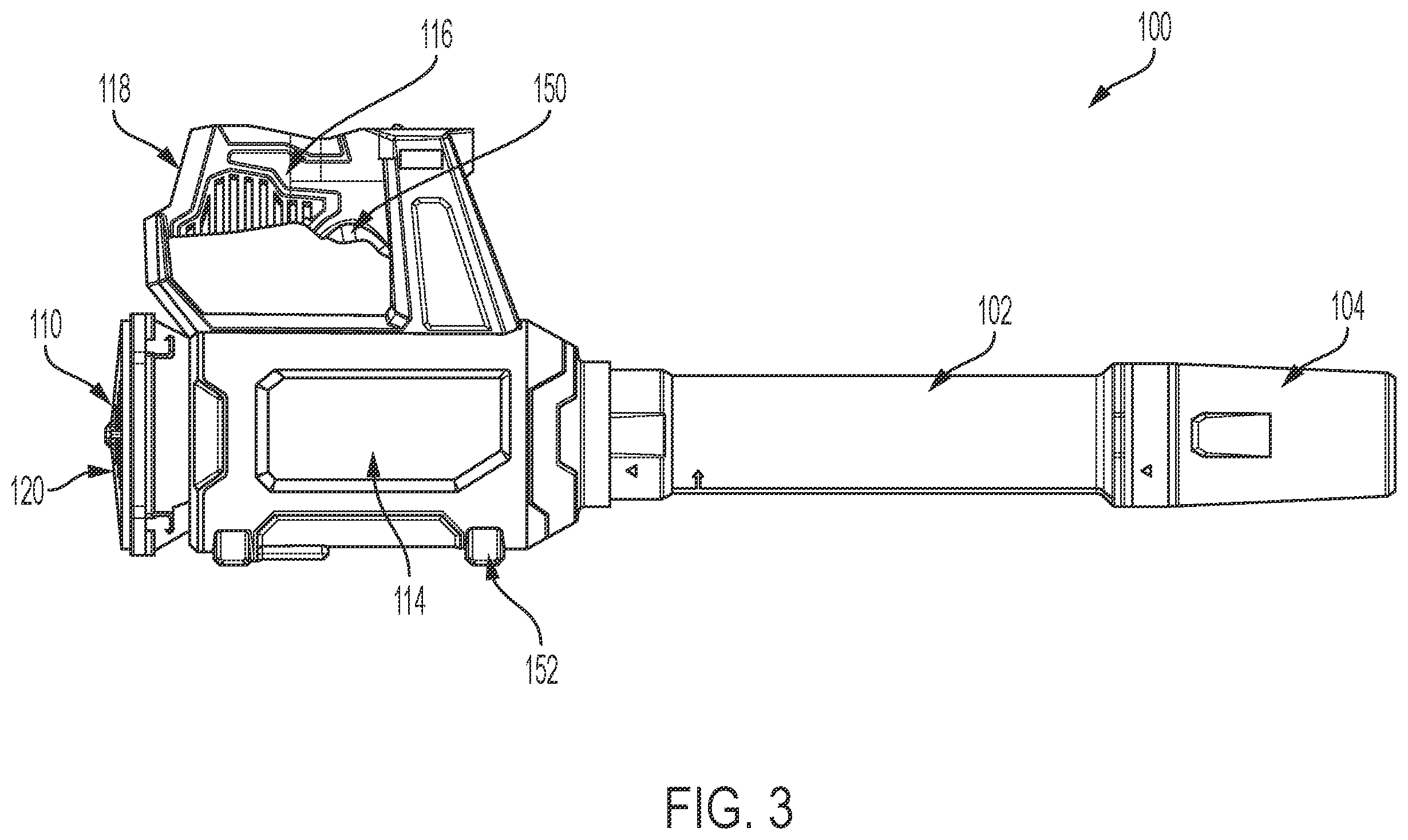Patent US12426552 Figure 3 – Handheld blower