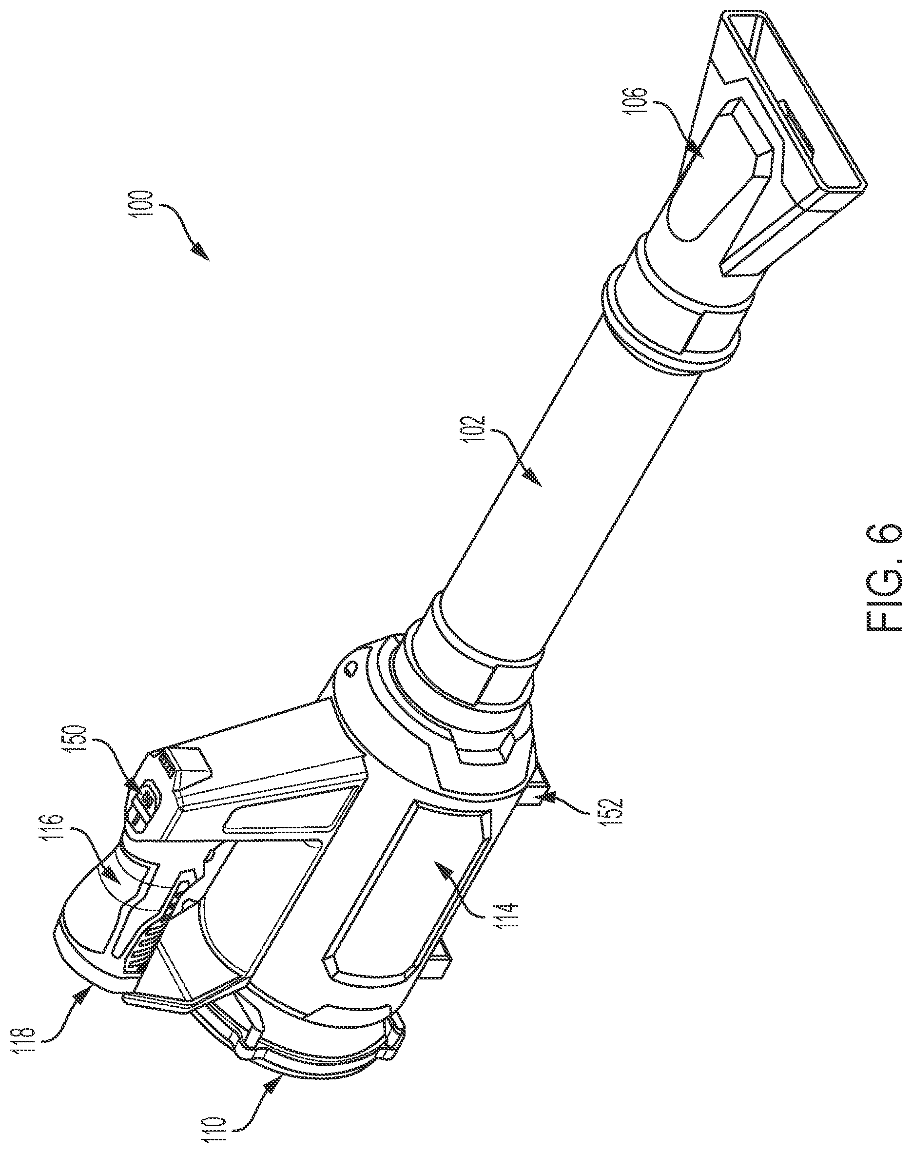 Patent US12426552 Figure 6 – Handheld blower