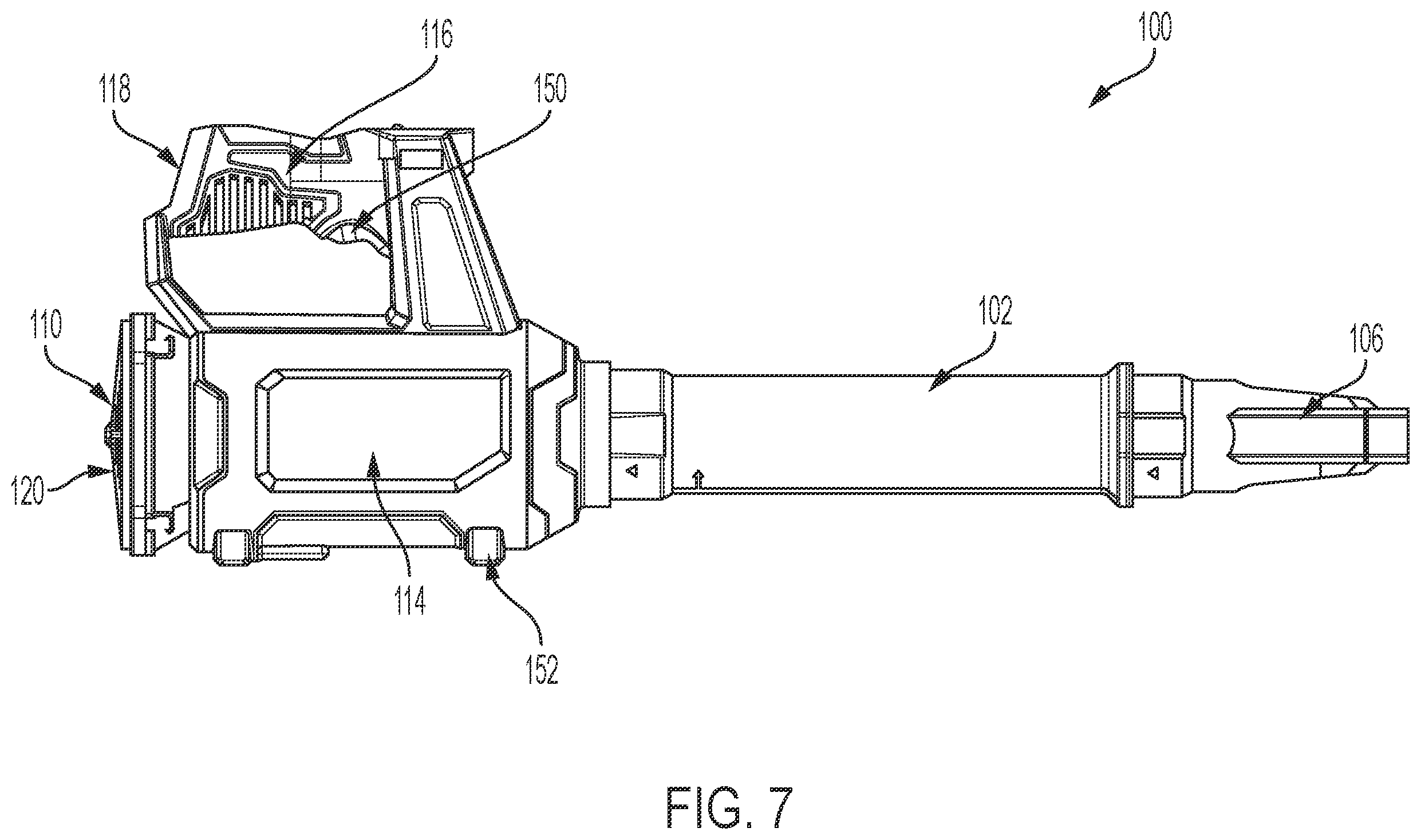 Patent US12426552 Figure 7 – Handheld blower