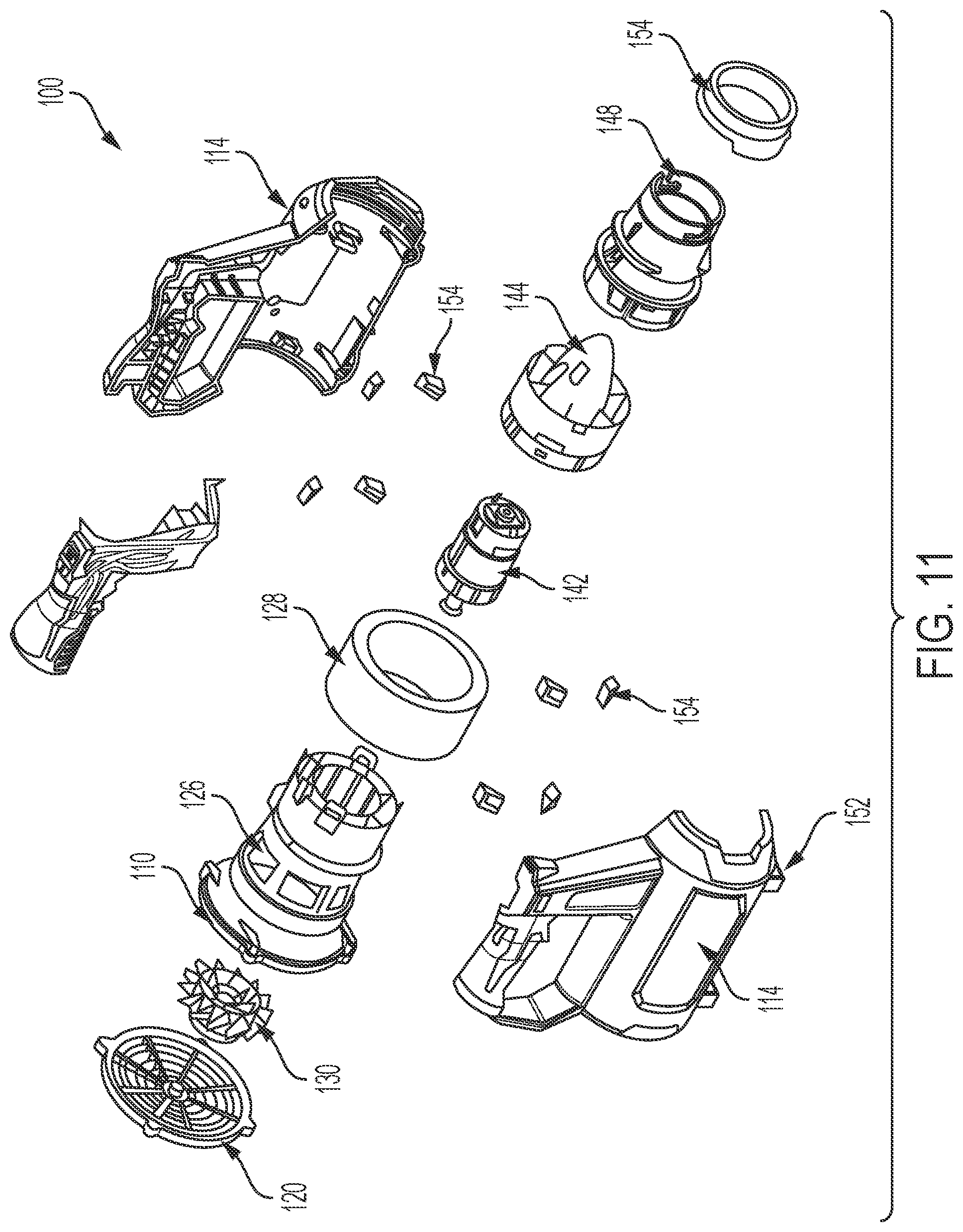 Patent US12426552 Figure 12 – Handheld blower