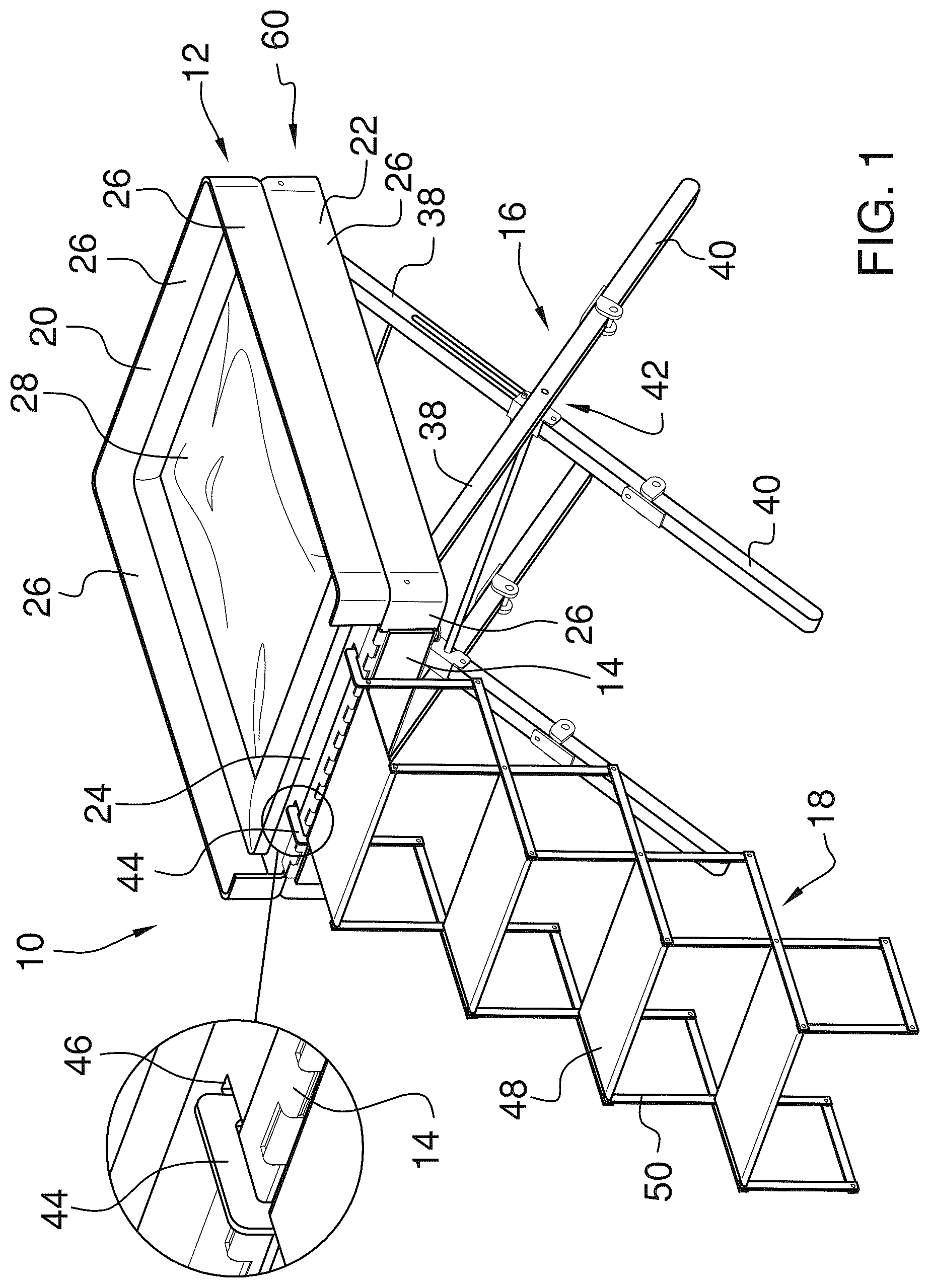 Patent US12426570 — Collapsible pet bed — Figure 1