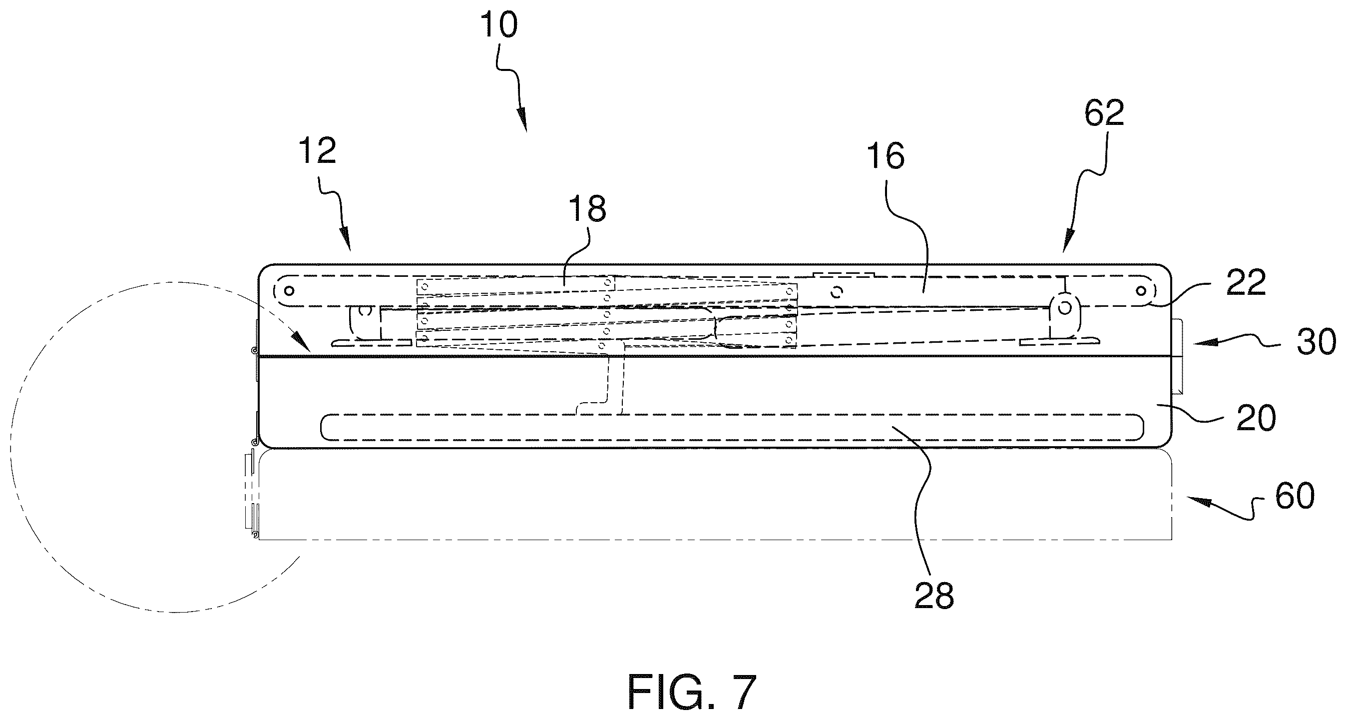 Patent US12426570 Figure 7 – Collapsible pet bed