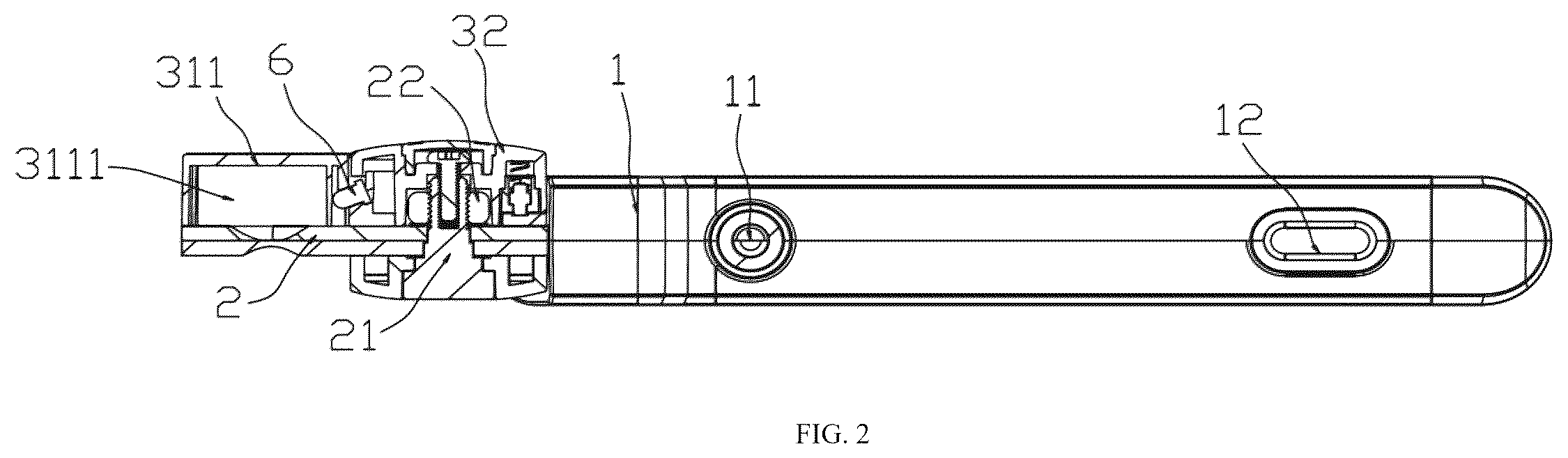 Patent US12426574 Figure 2 – Animal toenail knife capable of emitting light and being stored