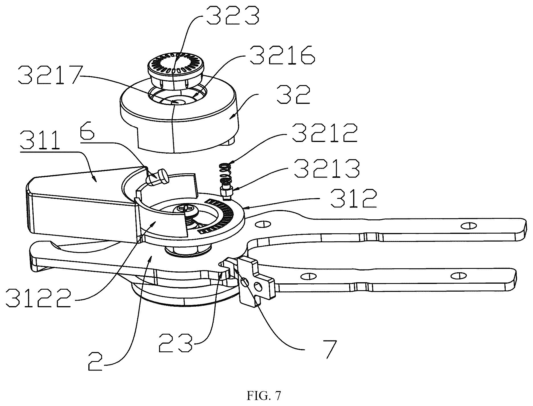 Patent US12426574 Figure 7 – Animal toenail knife capable of emitting light and being stored