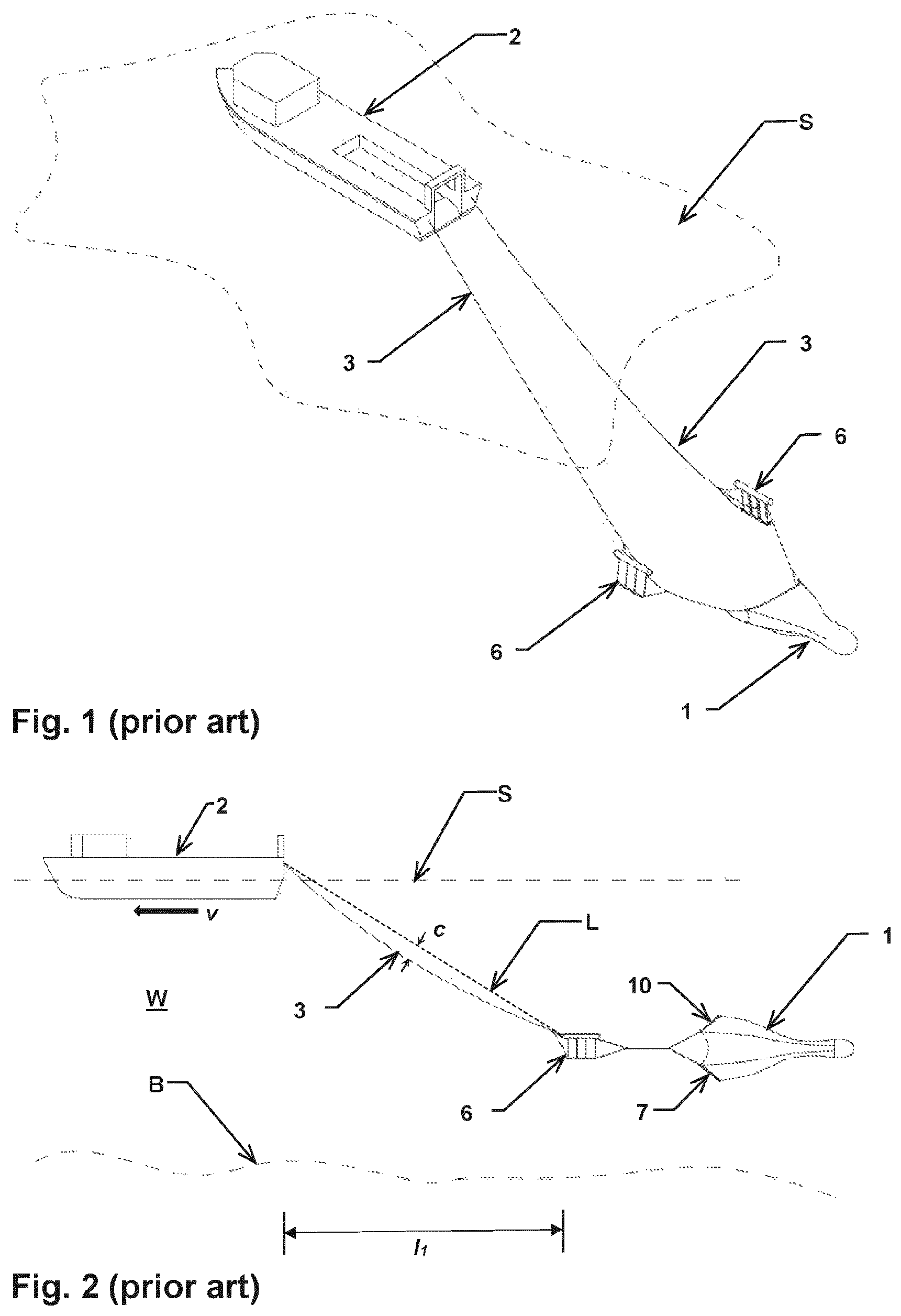 Patent US12426581 Figure 1 – Control system and method of controlling towed marine object