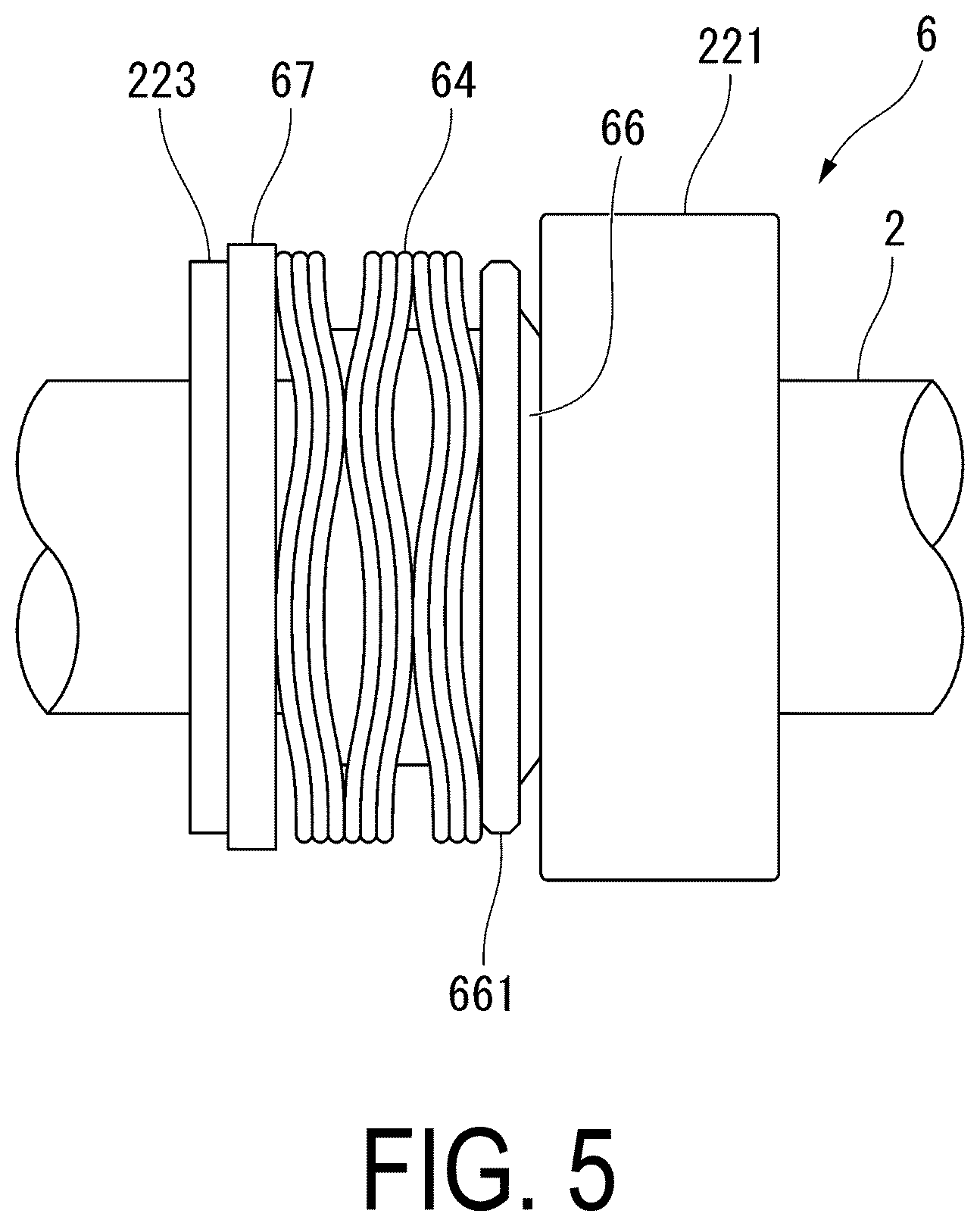 Patent US12426584 Figure 5 – Dual-bearing reel for fishing