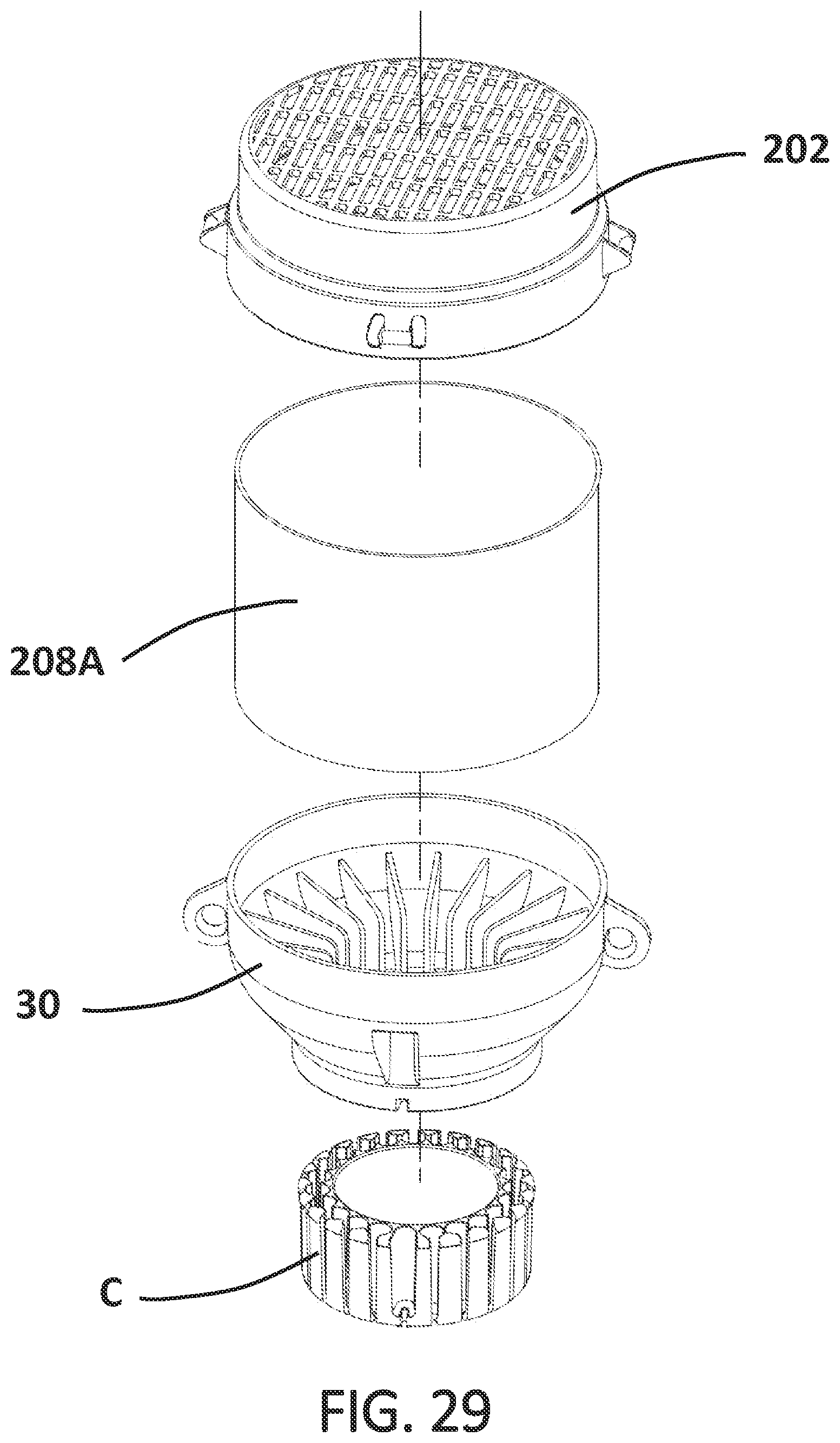Patent US12426585 Figure 14 – Fishing bait cartridge speed loader