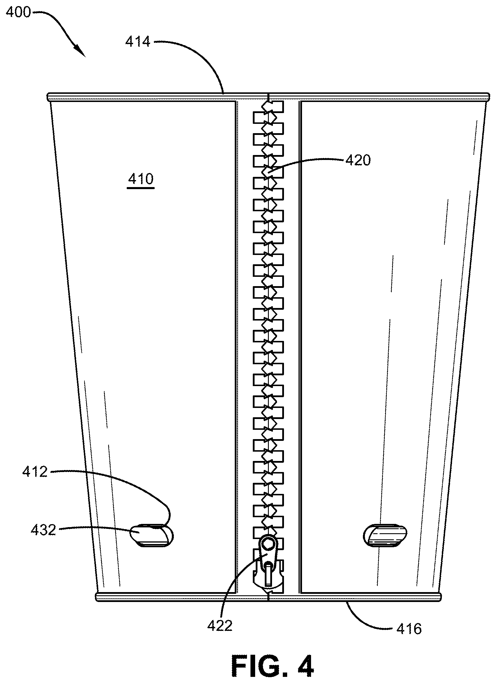 Patent US12426586 Figure 4 – Modular stripping bucket