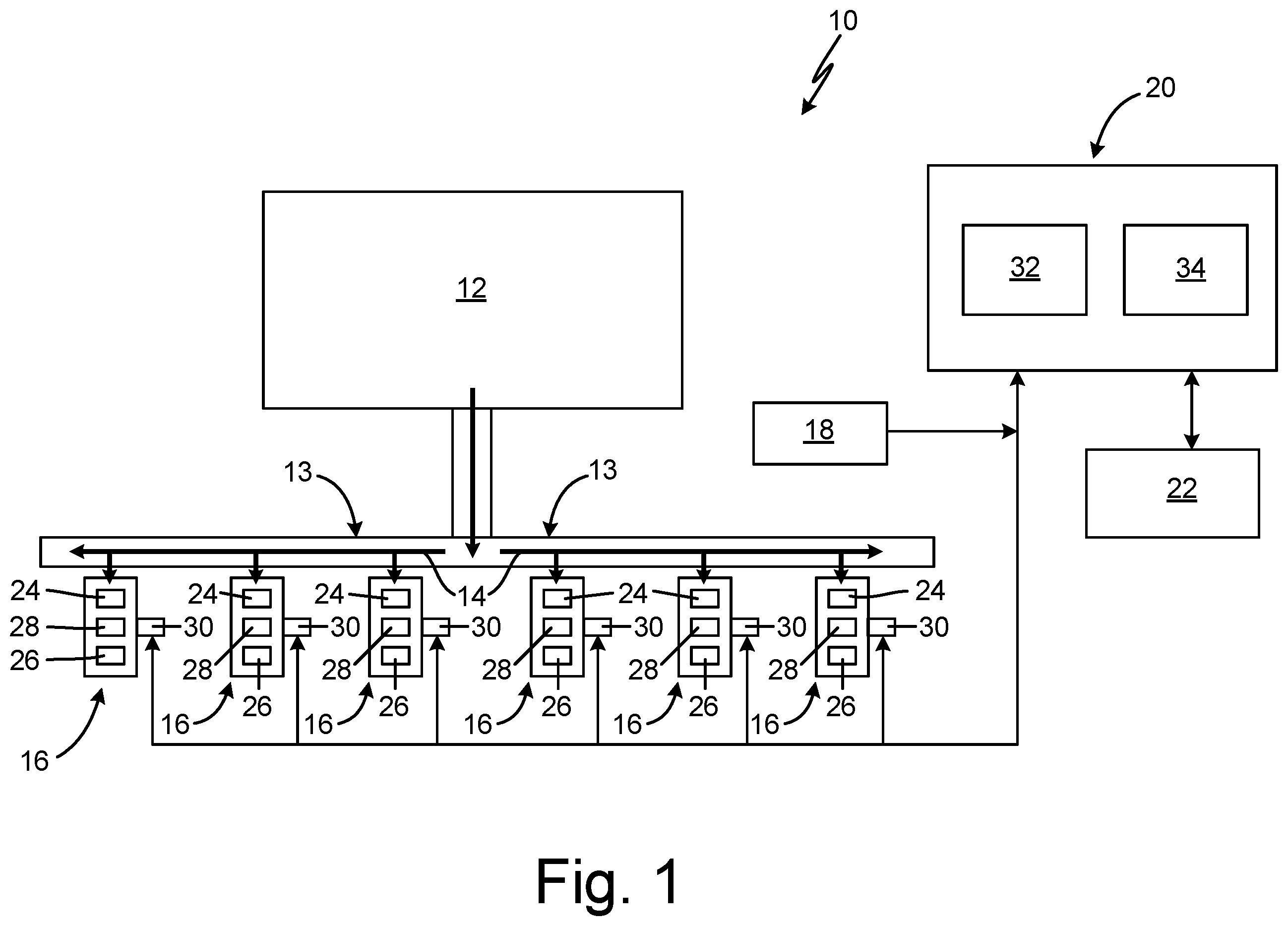 Patent US12426588 — Pressure-based flow meter for a spray nozzle — Figure 1