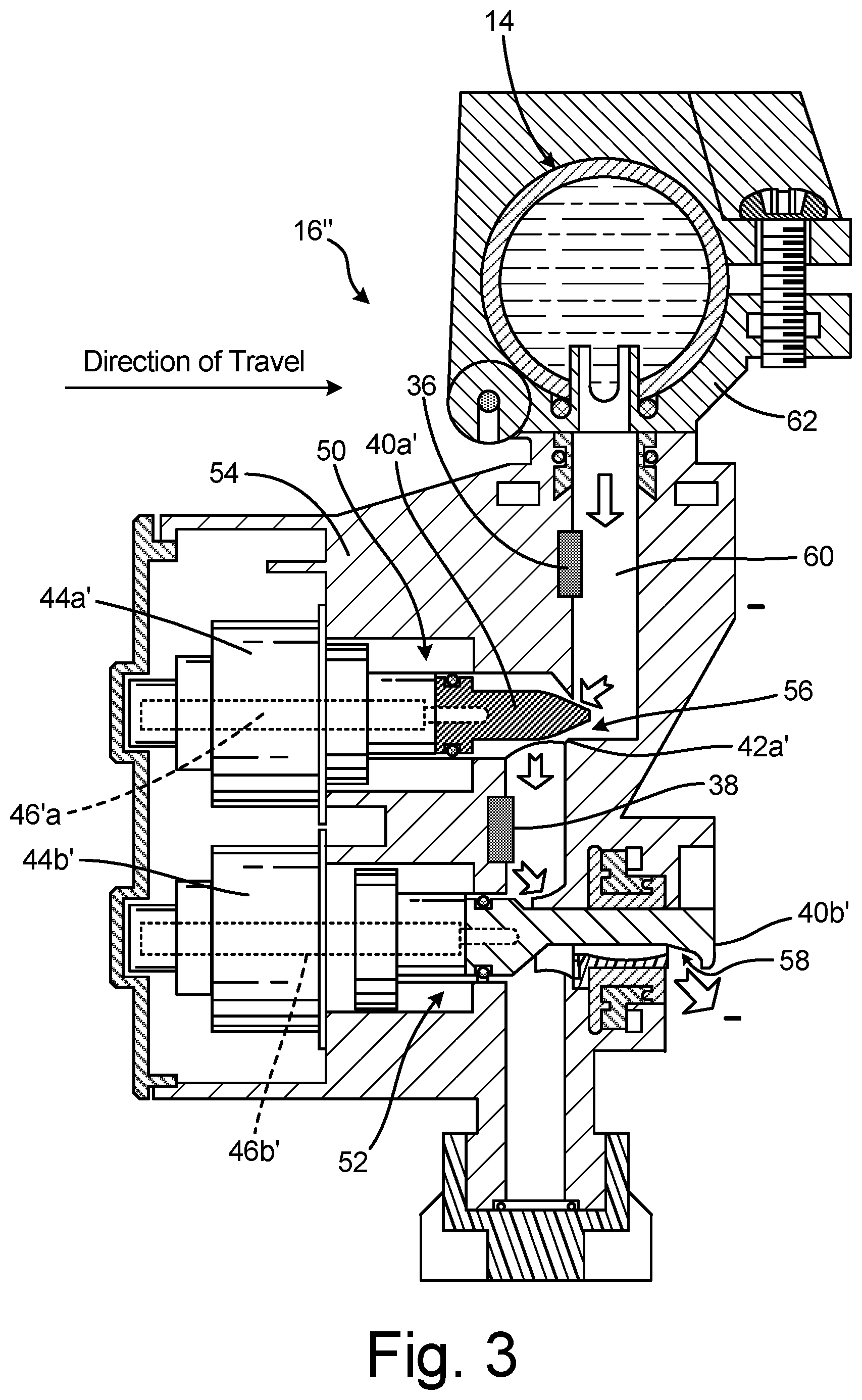 Patent US12426588 Figure 3 – Pressure-based flow meter for a spray nozzle