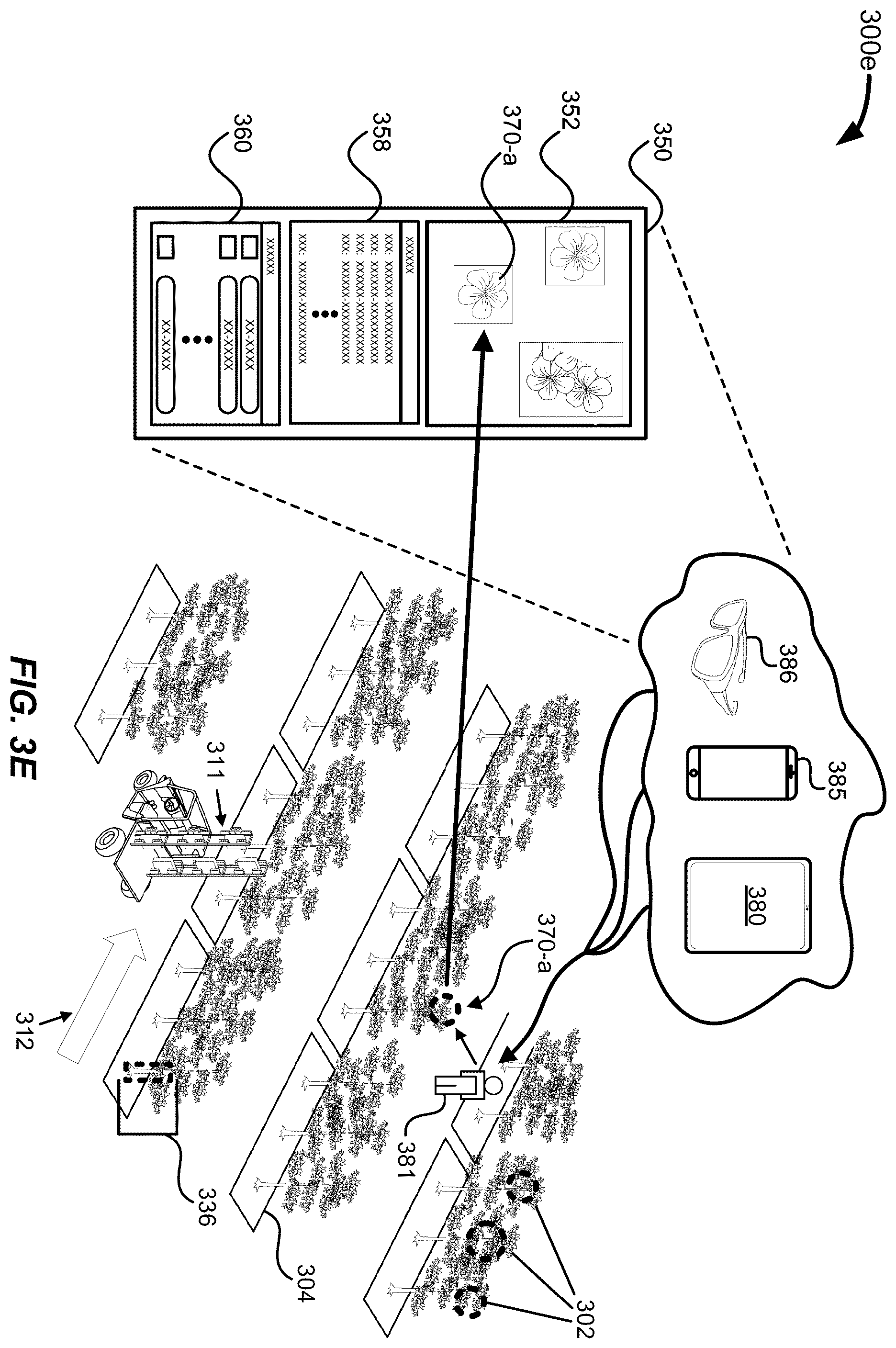 Patent US12426589 Figure 7 – Multiaction treatment of plants in an agricultural environment