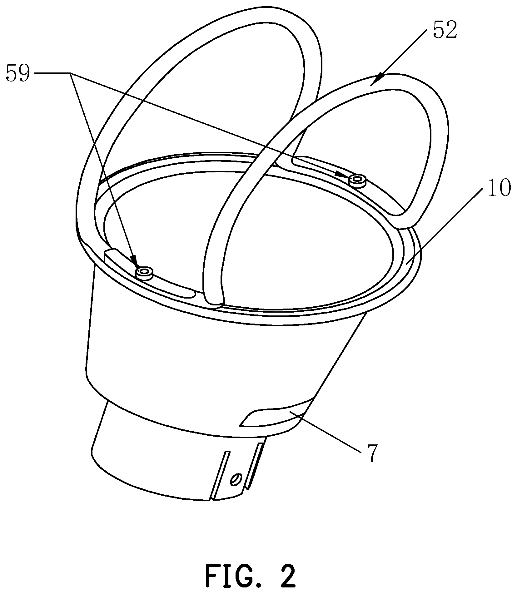 Patent US12426590 Figure 2 – Cover body for weed removing tool