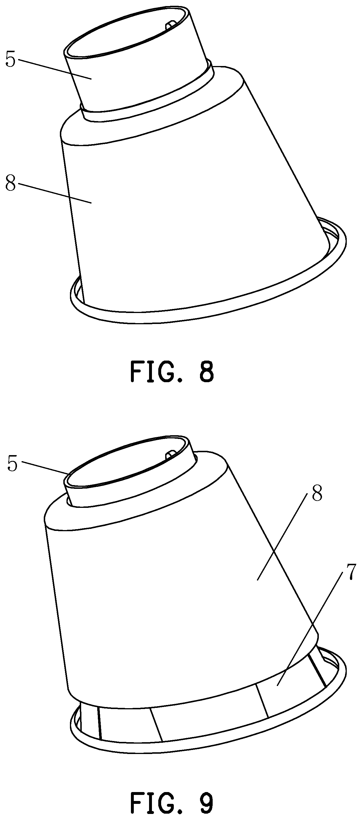 Patent US12426590 Figure 6 – Cover body for weed removing tool