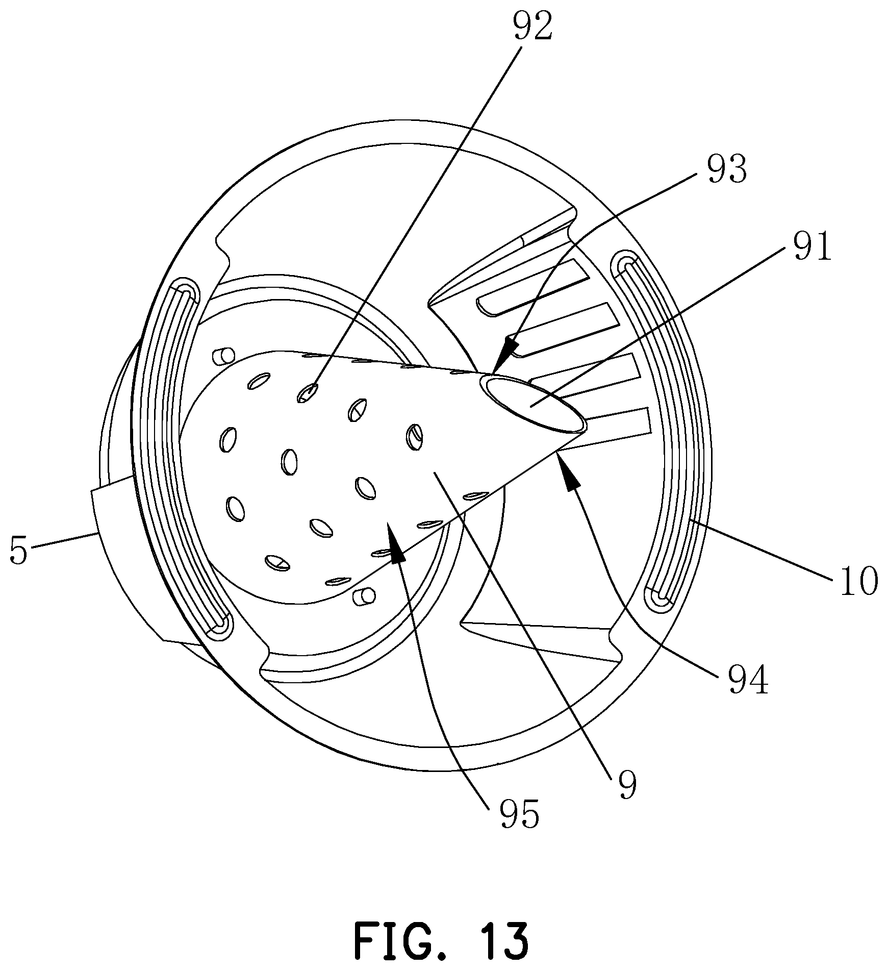 Patent US12426590 Figure 9 – Cover body for weed removing tool