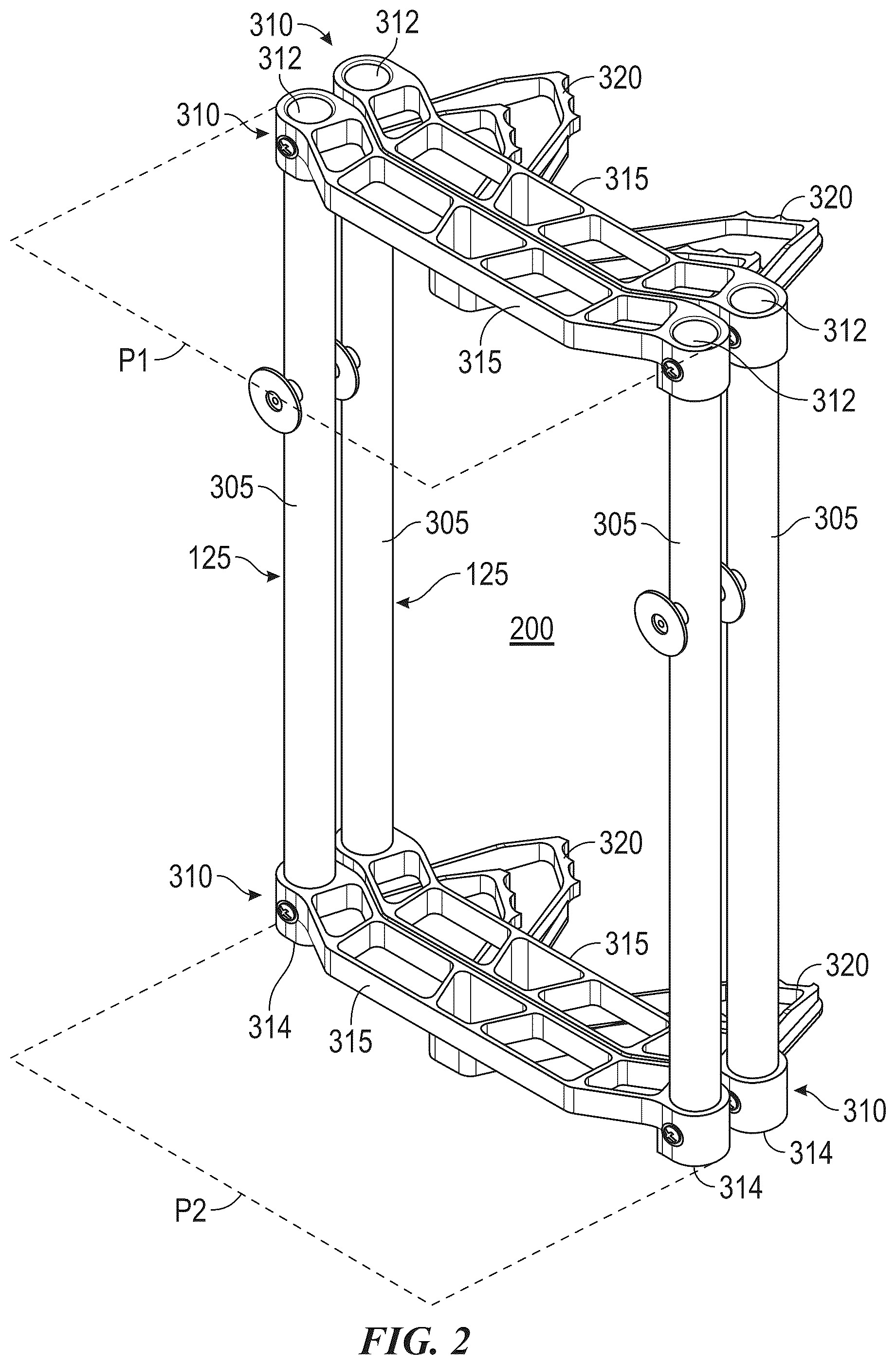 Patent US12426592 Figure 2 – Portable ladder and stand systems
