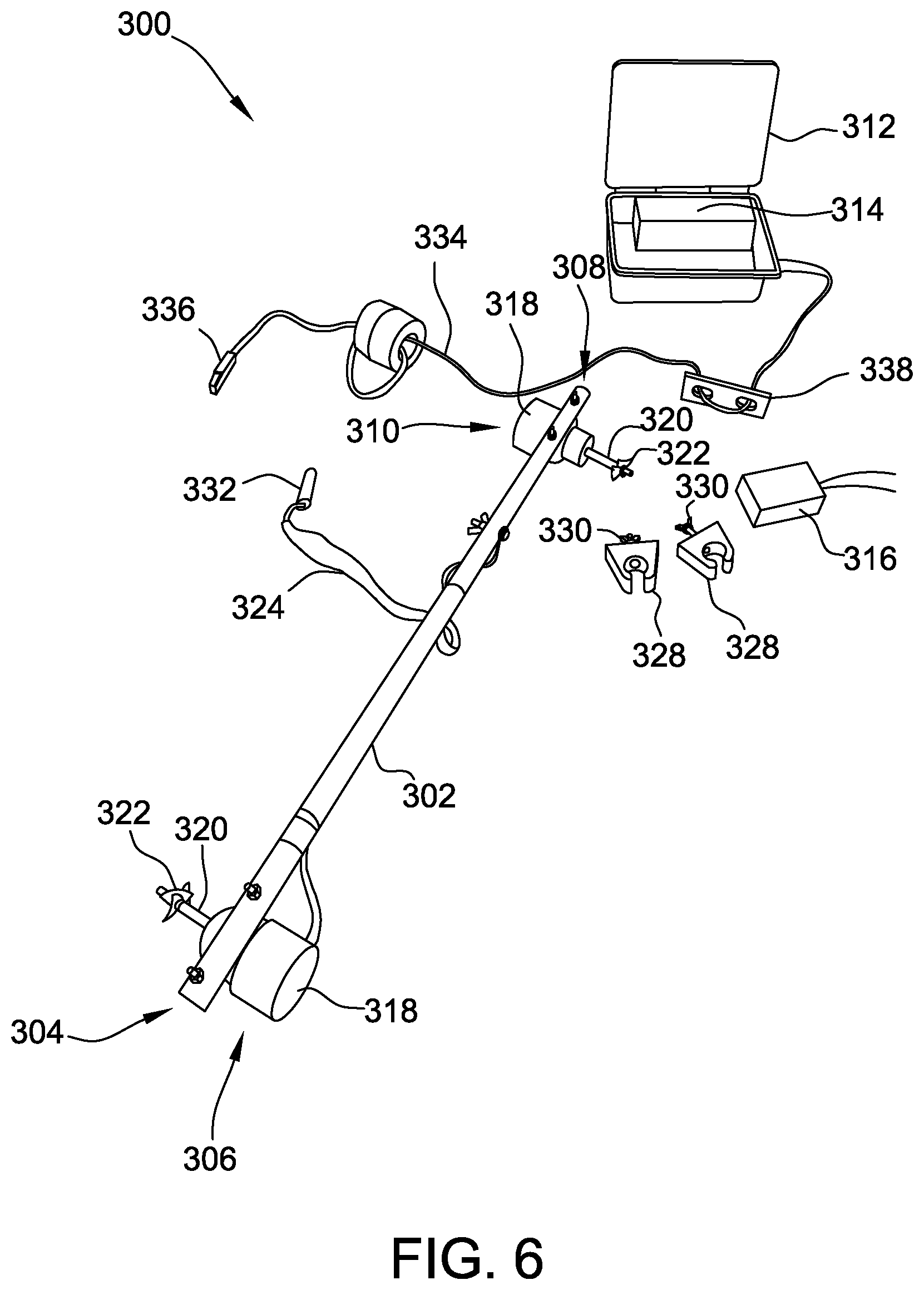 Patent US12426593 Figure 6 – Motive device for waterfowl decoy deployment system