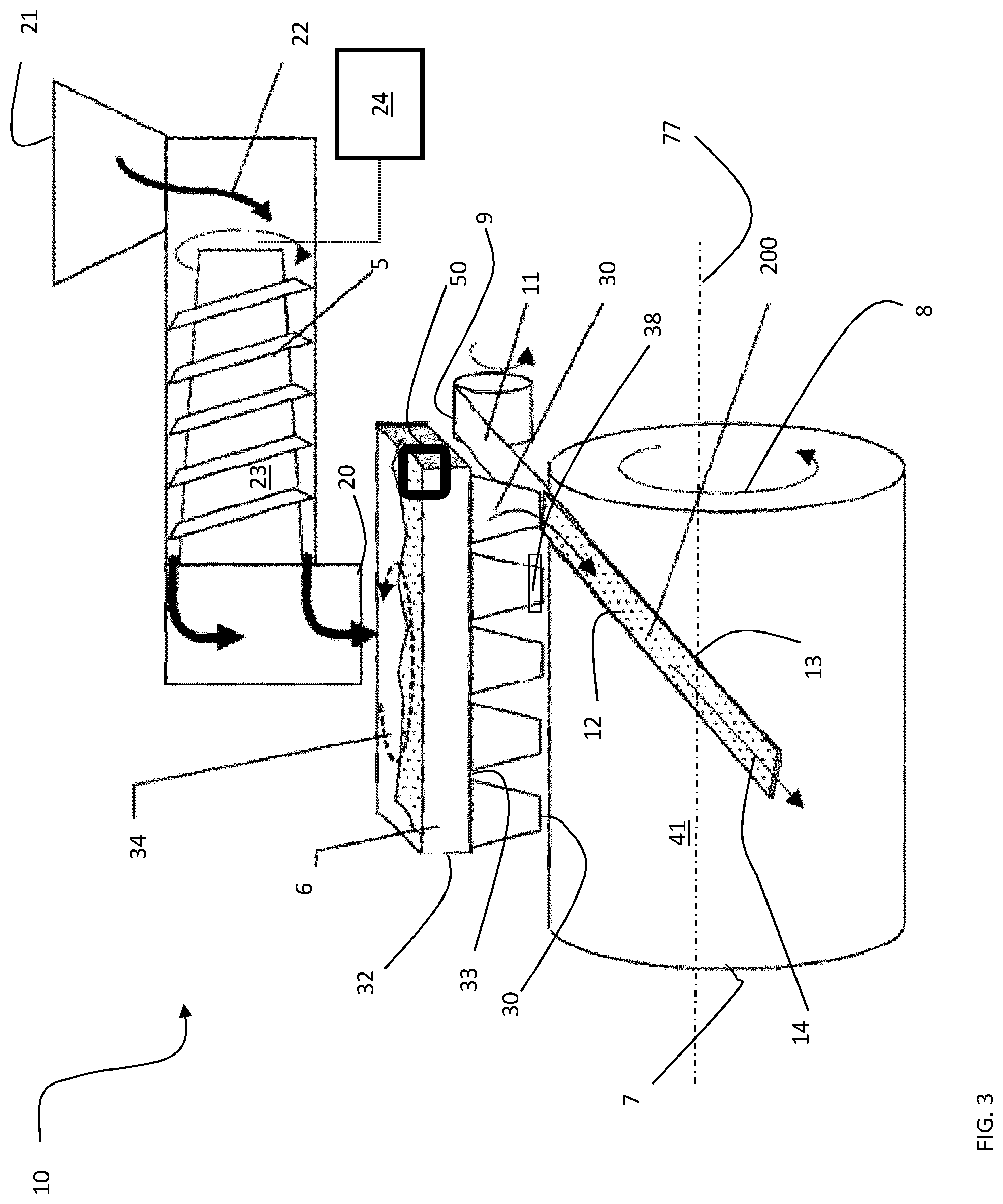 Patent US12426618 Figure 2 – Method to produce a sheet of material containing alkaloids