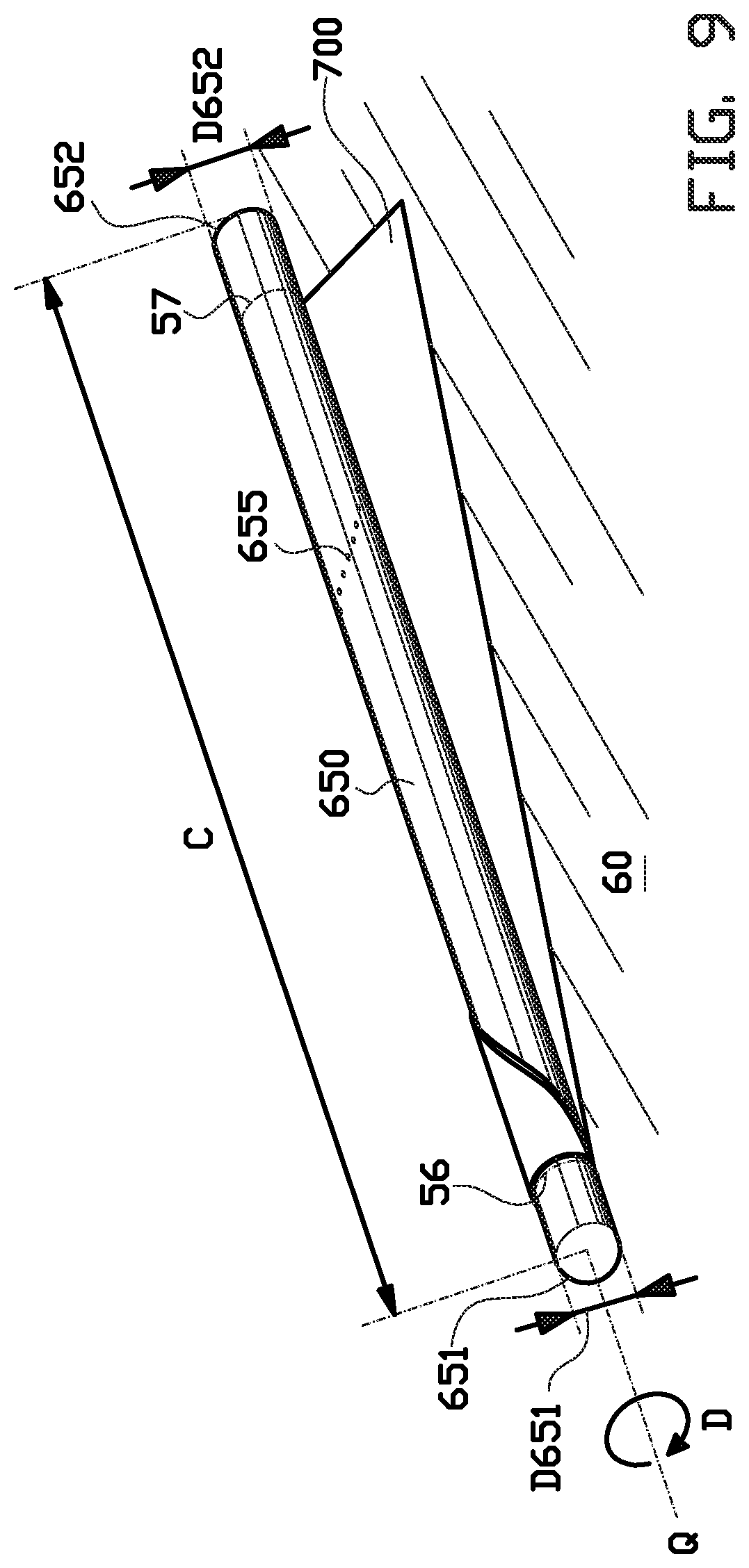 Patent US12426622 Figure 8 – Cigarette tube, piano for a cigarette tube, method for forming a cigarette tube, and packaging for multiple cigarette tubes