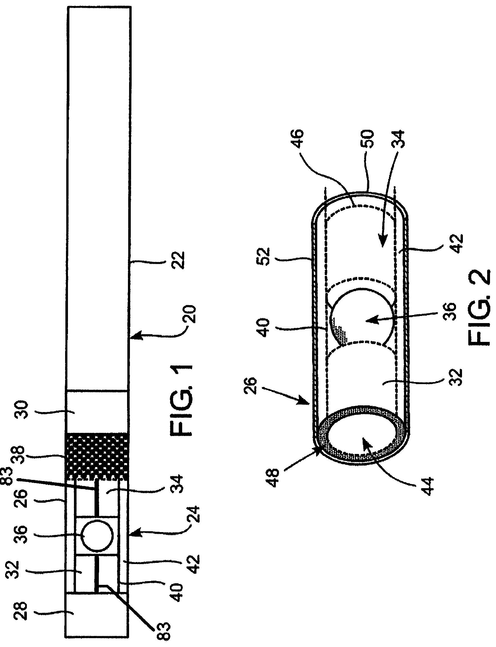 Patent US12426623 Figure 1 – Cigarettes and filter subassemblies with squeezable flavor capsules and methods of manufacture