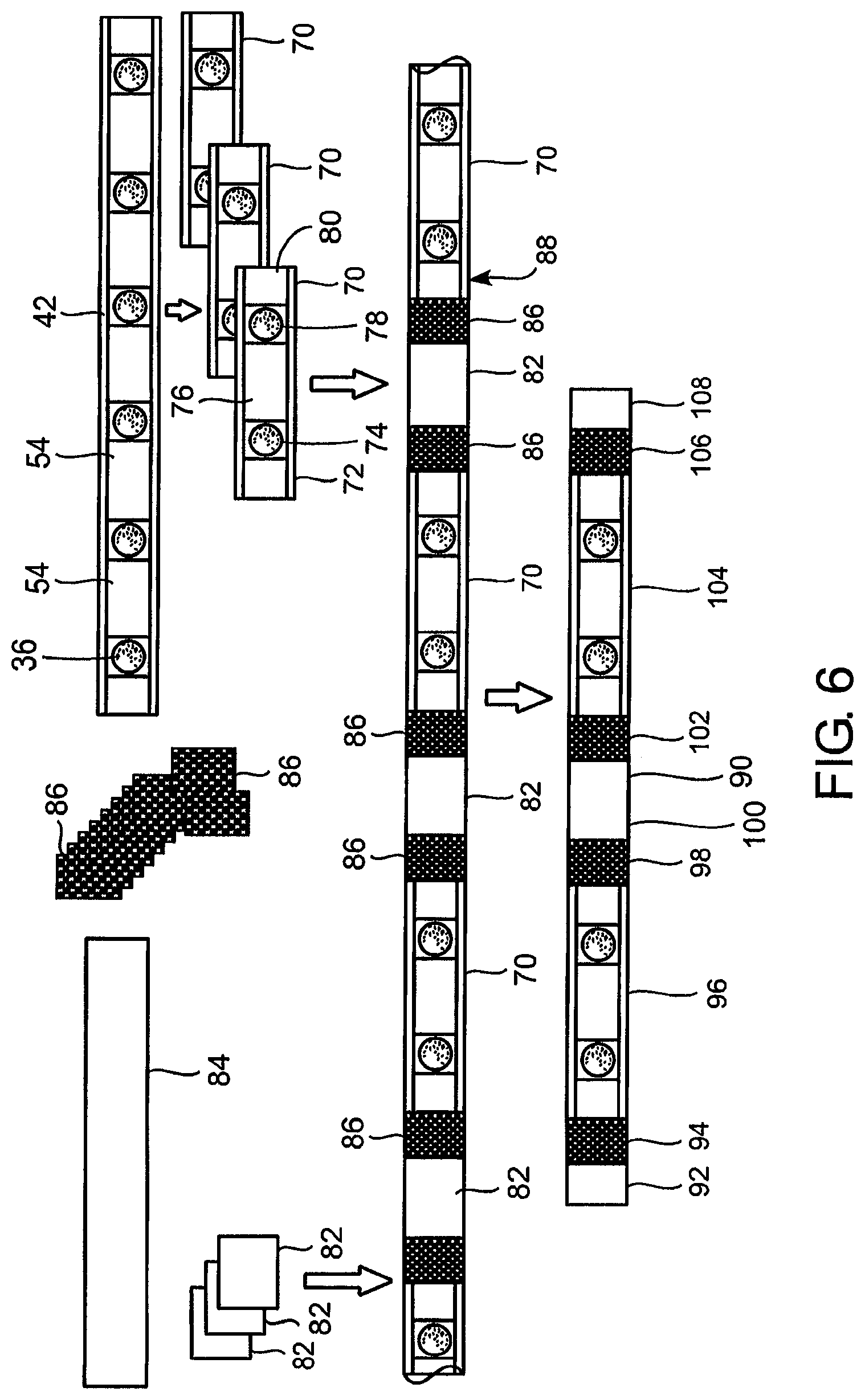 Patent US12426623 Figure 4 – Cigarettes and filter subassemblies with squeezable flavor capsules and methods of manufacture