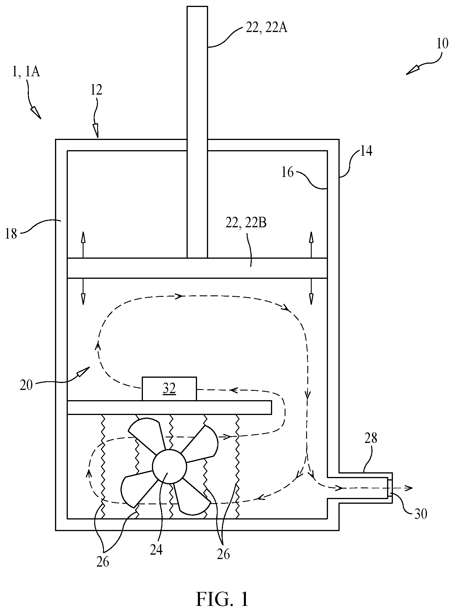 Patent US12426624 Figure 1 – Method and apparatus for storing and inhaling vapor