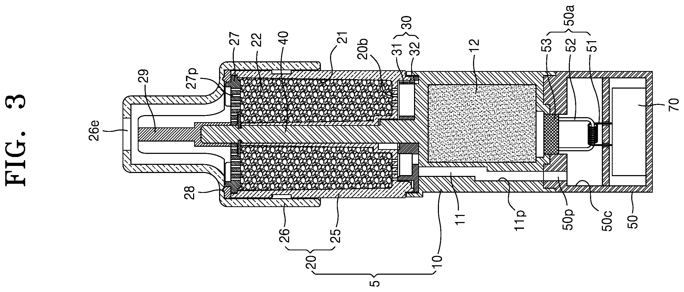 Patent US12426629 Figure 3 – Aerosol delivering device and aerosol generating device with the same