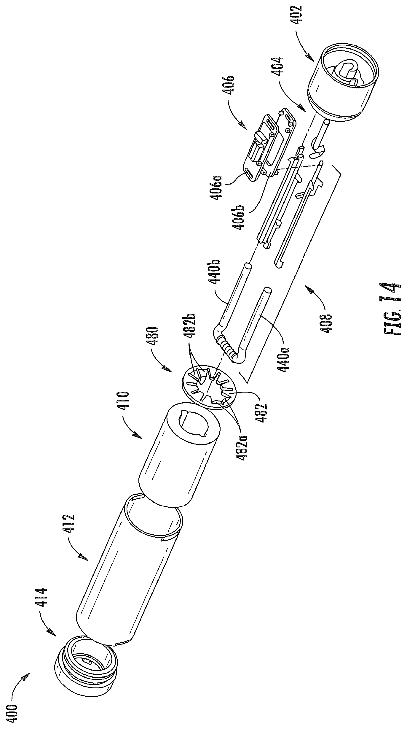 Patent US12426632 Figure 13 – Heating elements formed from a sheet of a material and inputs and methods for the production of atomizers