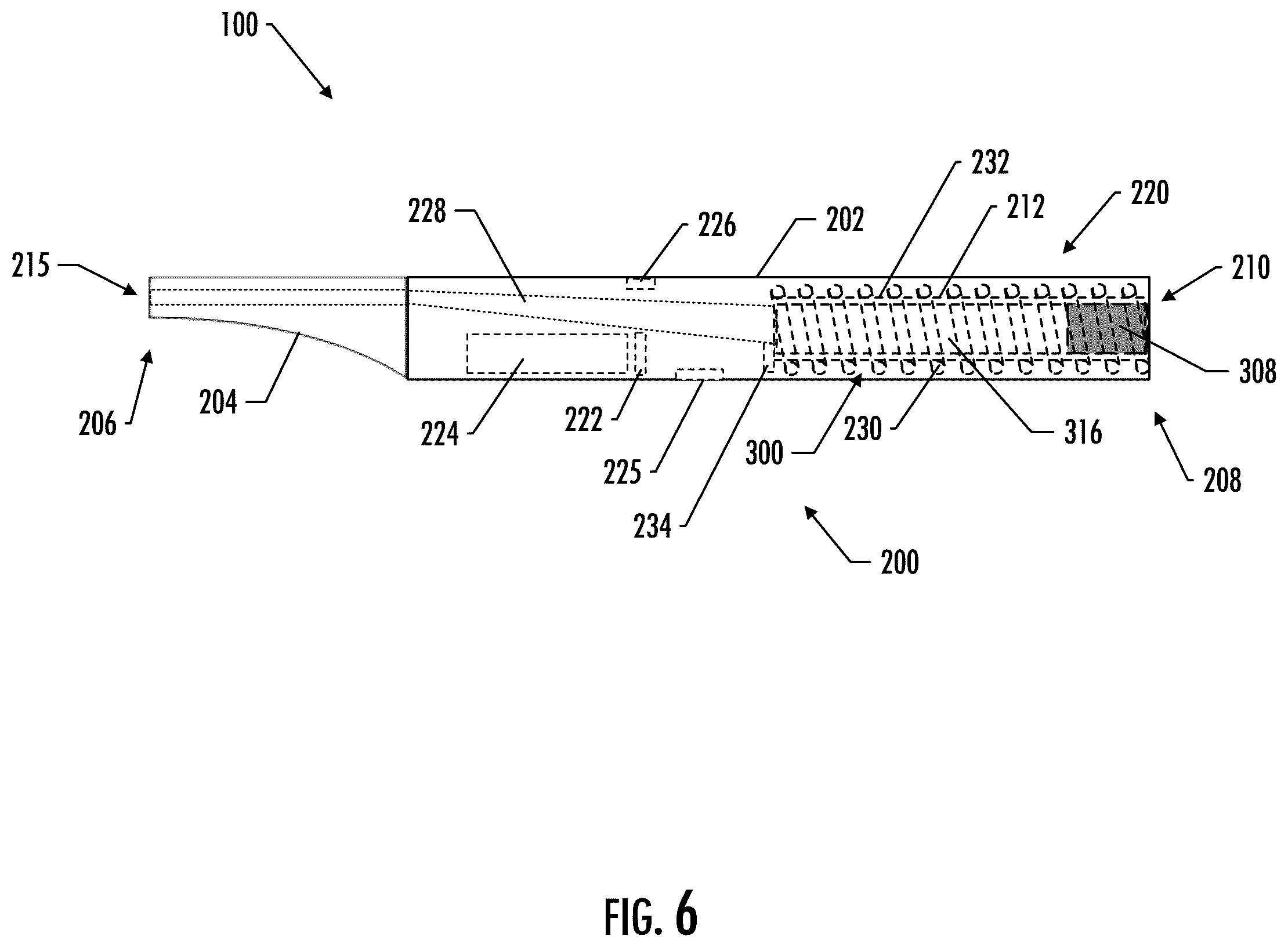 Patent US12426633 Figure 6 – Aerosol delivery device with integrated inductive heater