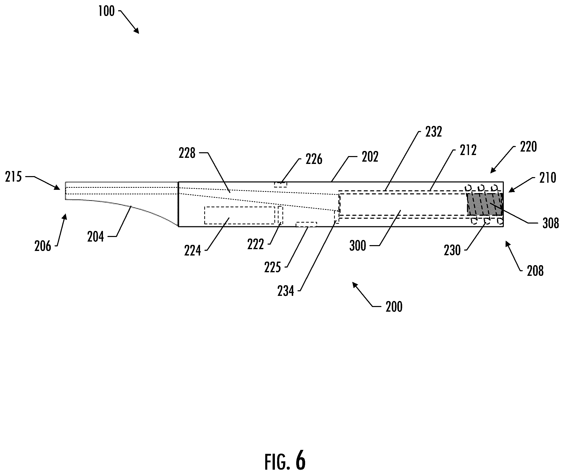Patent US12426634 Figure 6 – Aerosol delivery device with integrated lighter