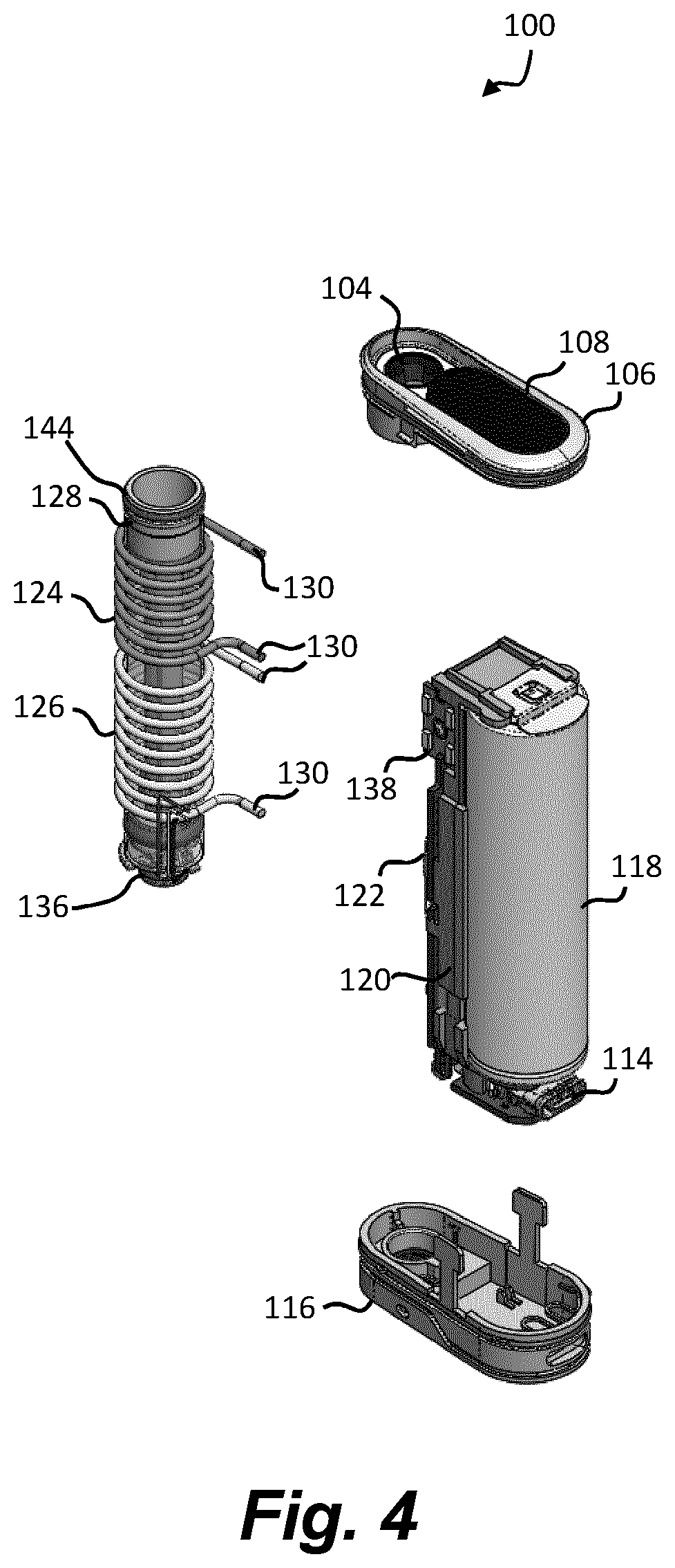 Patent US12426635 Figure 4 – Apparatus for aerosol generating device