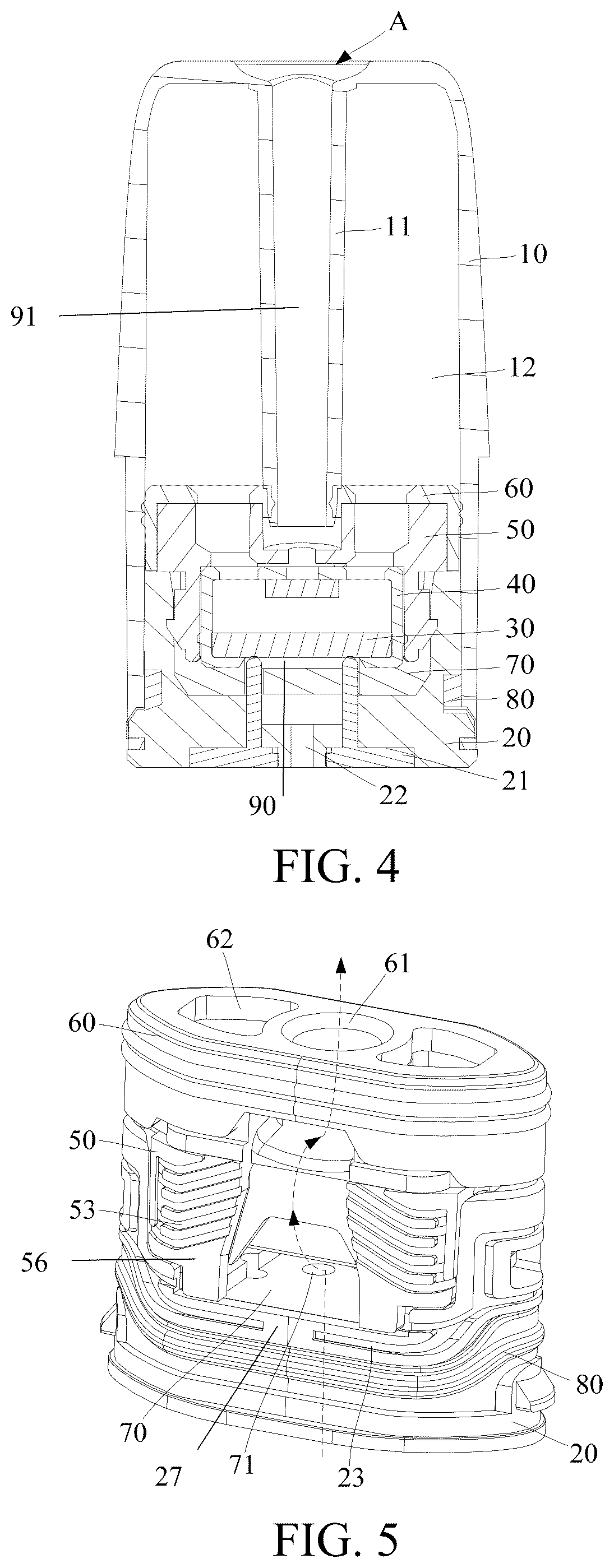 Patent US12426636 Figure 3 – E-cigarette vaporizer and e-cigarette that can collect and hold condensate from aerosol