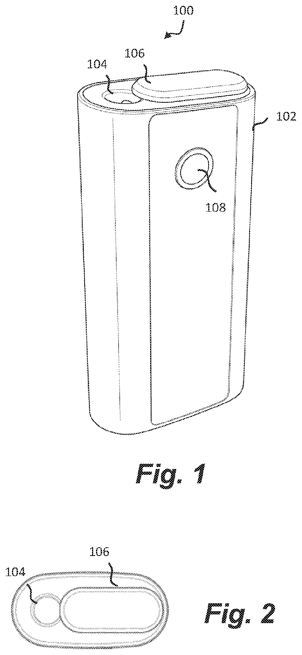 Patent US12426638 Figure 1 – Aerosolizable material for insertion into an aerosol provision device