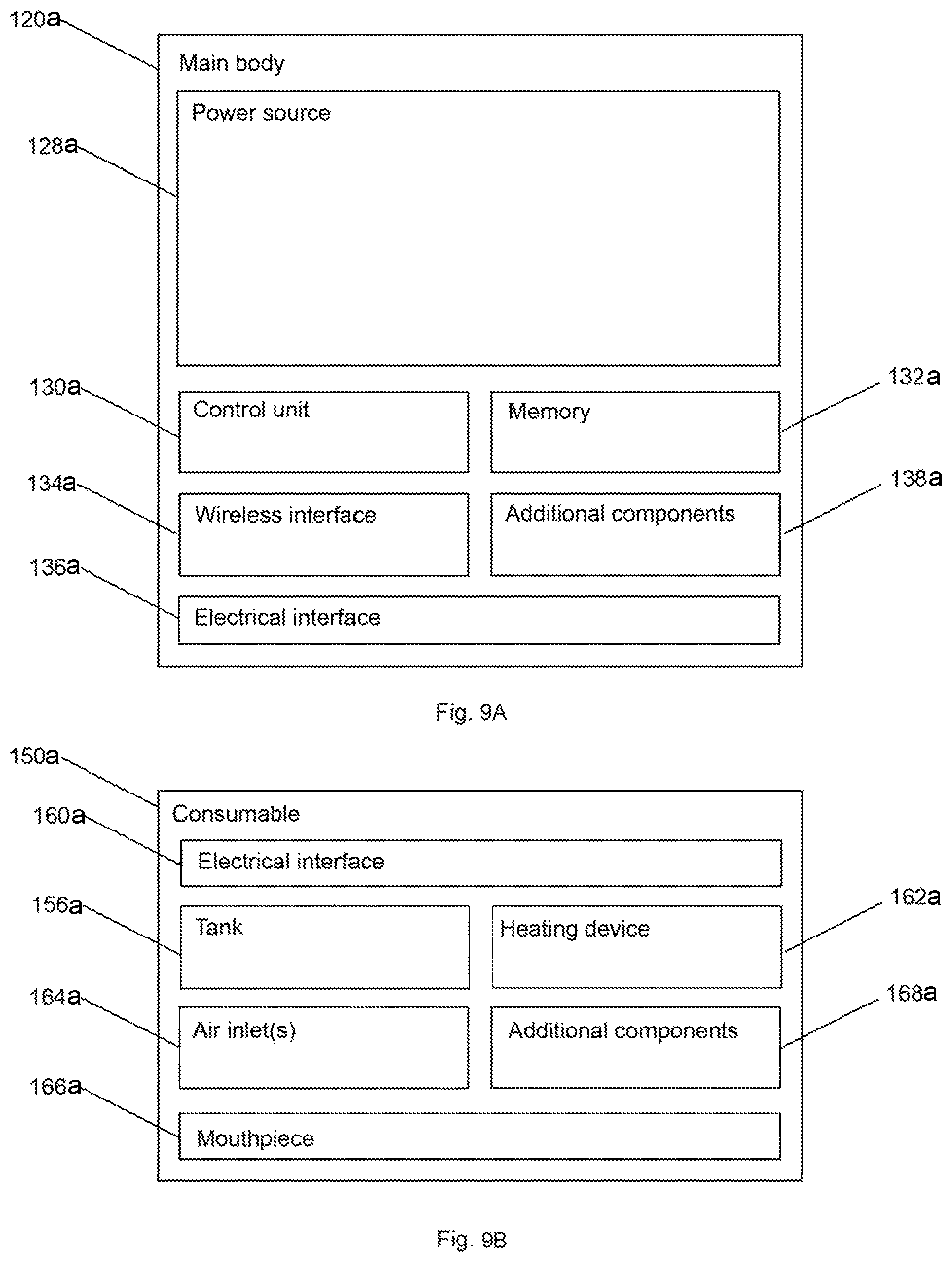 Patent US12426642 Figure 9 – Smoking substitute devices and associated methods, systems and apparatuses