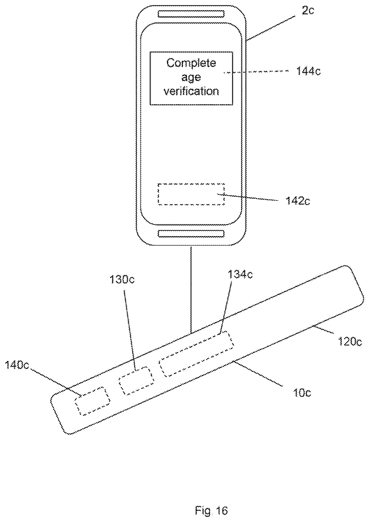 Patent US12426642 Figure 16 – Smoking substitute devices and associated methods, systems and apparatuses