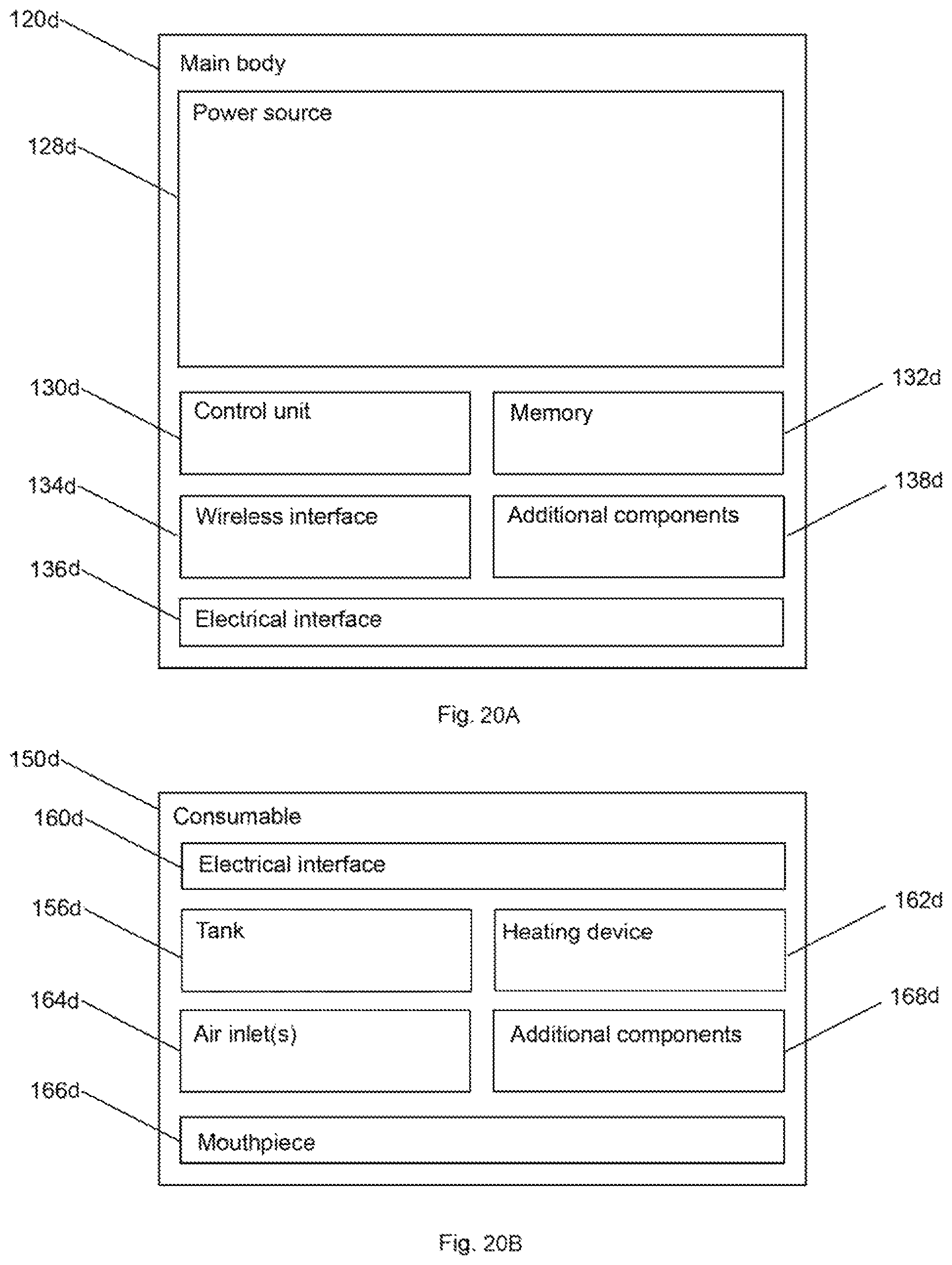 Patent US12426642 Figure 20 – Smoking substitute devices and associated methods, systems and apparatuses