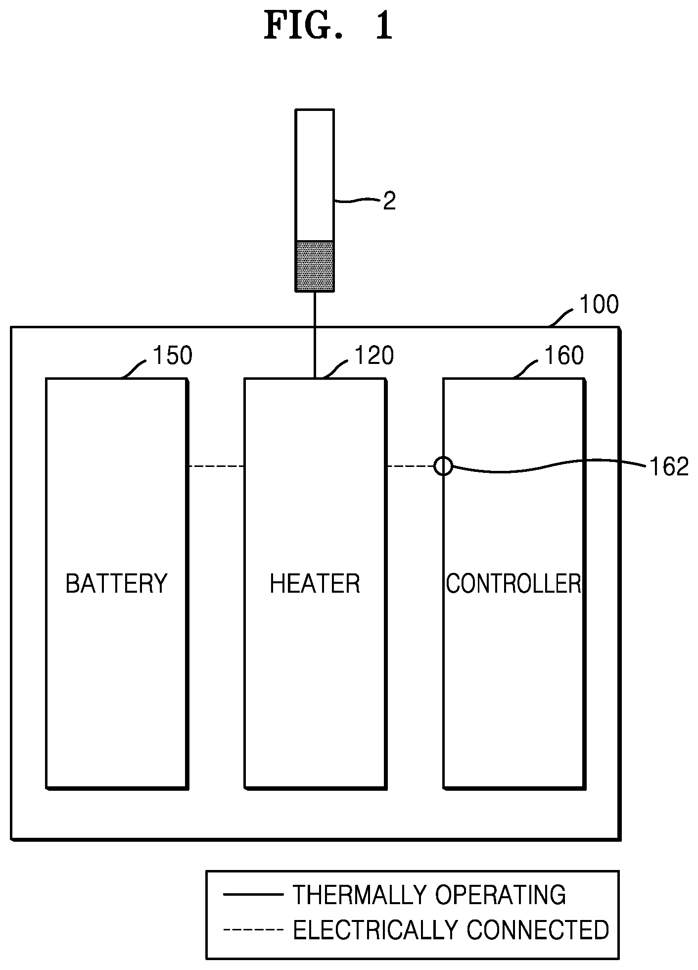 Patent US12426643 — Aerosol generation device and operation method therefor — Figure 1