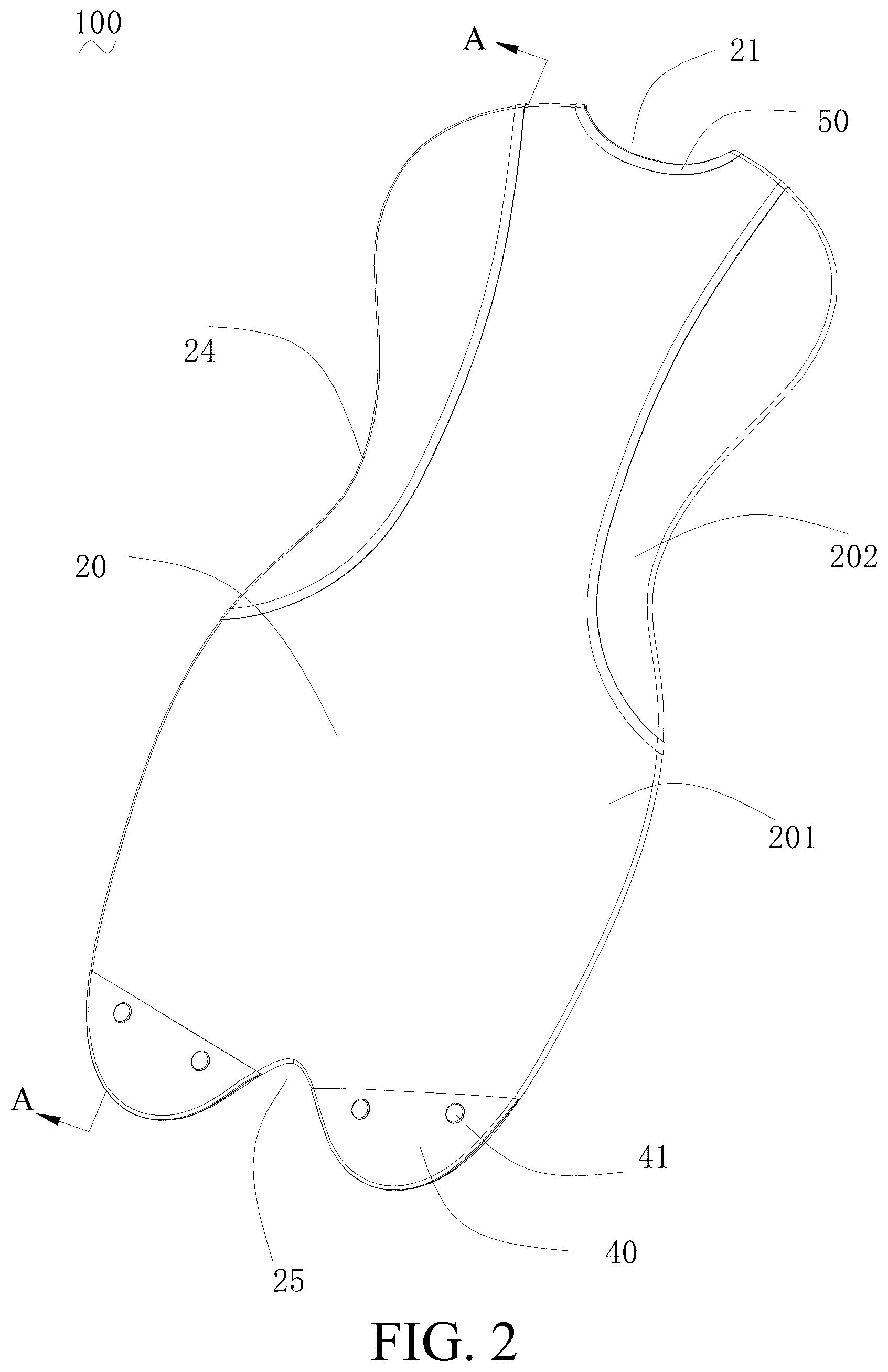 Patent US12426645 Figure 2 – Swaddle baby sleeping bag