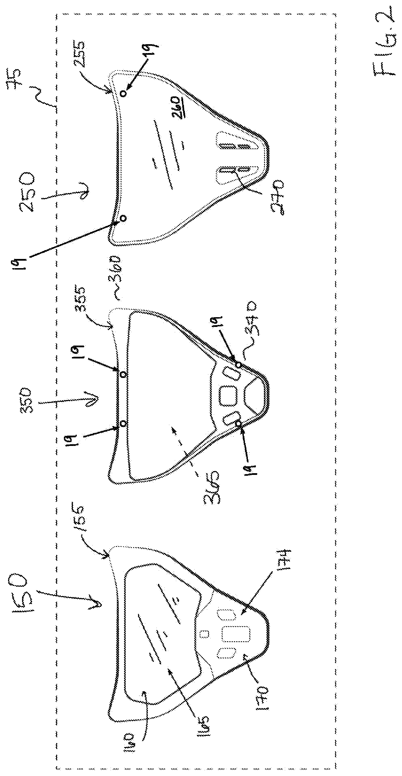Patent US12426646 Figure 2 – Garment for connecting to a helmet