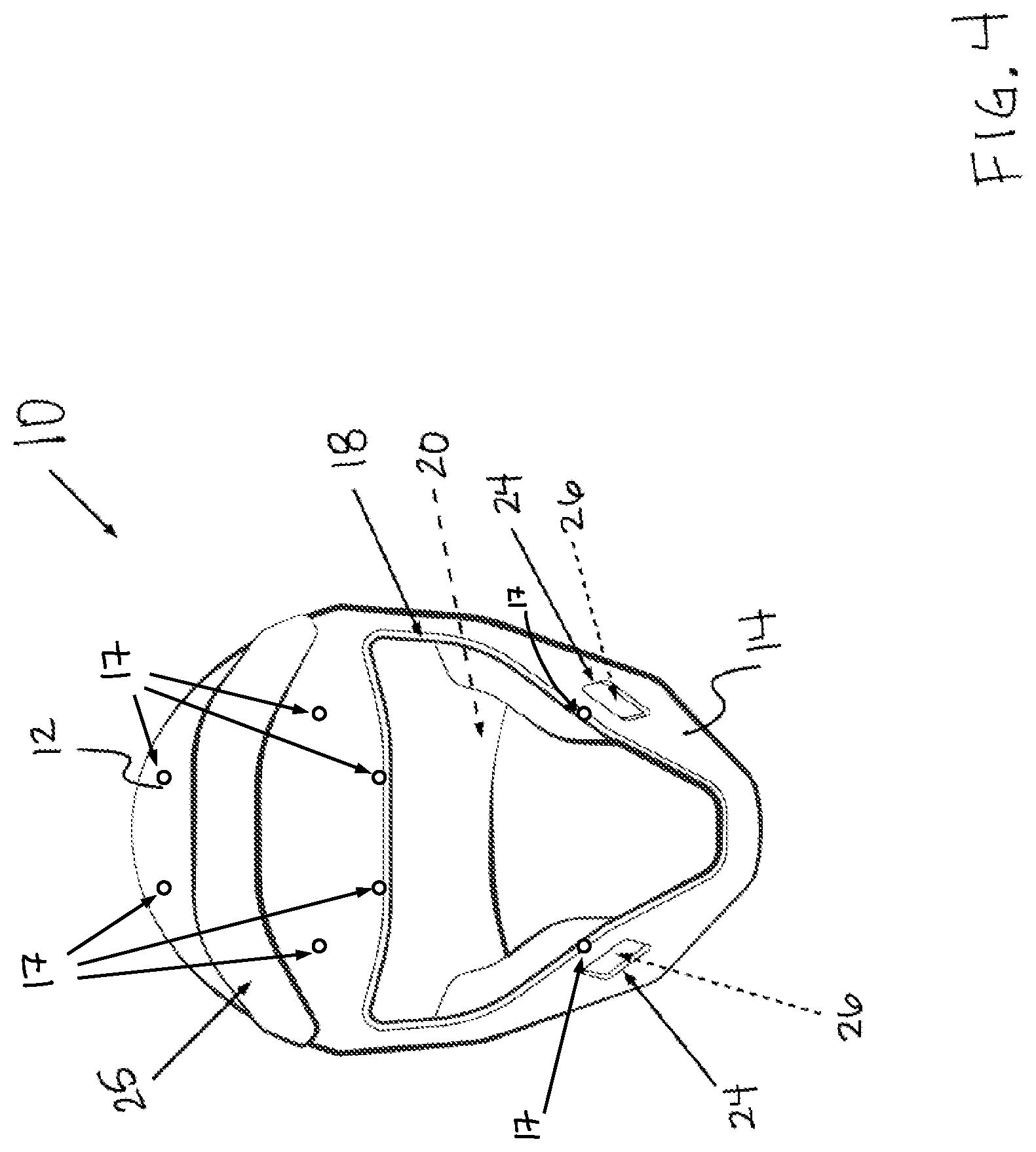 Patent US12426646 Figure 4 – Garment for connecting to a helmet
