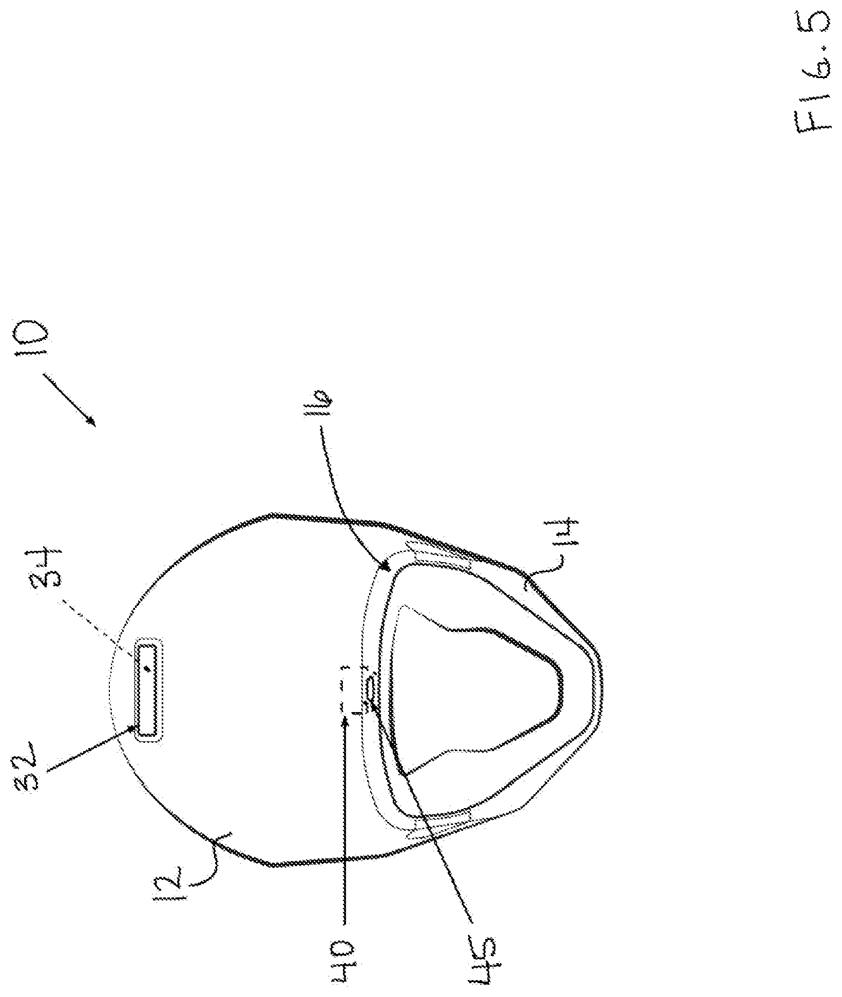 Patent US12426646 Figure 5 – Garment for connecting to a helmet