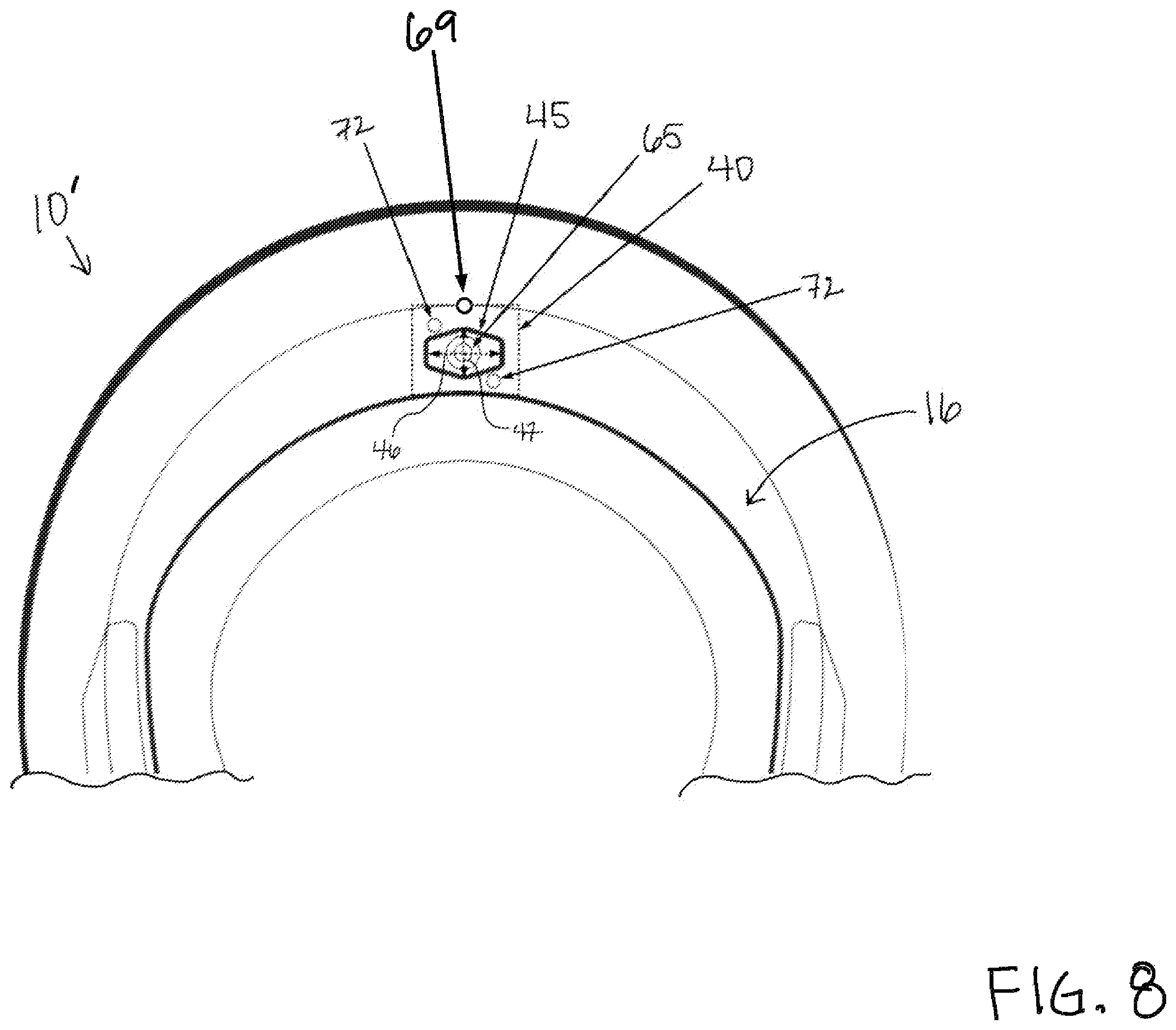 Patent US12426646 Figure 9 – Garment for connecting to a helmet