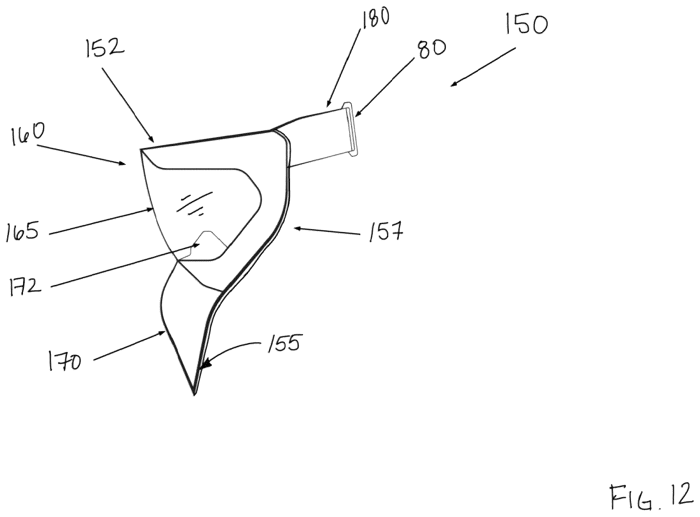 Patent US12426646 Figure 13 – Garment for connecting to a helmet