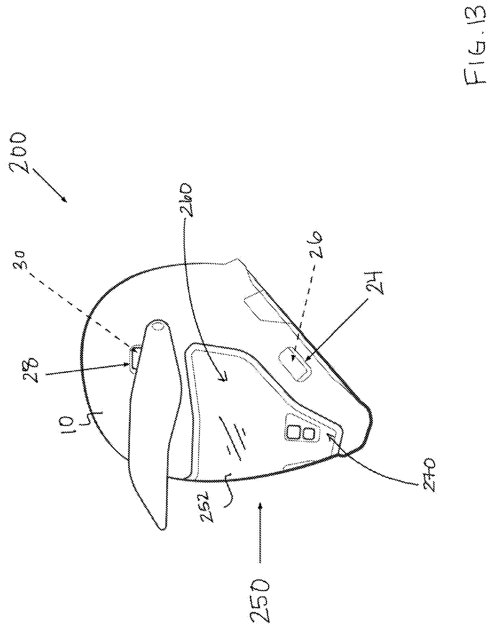 Patent US12426646 Figure 14 – Garment for connecting to a helmet